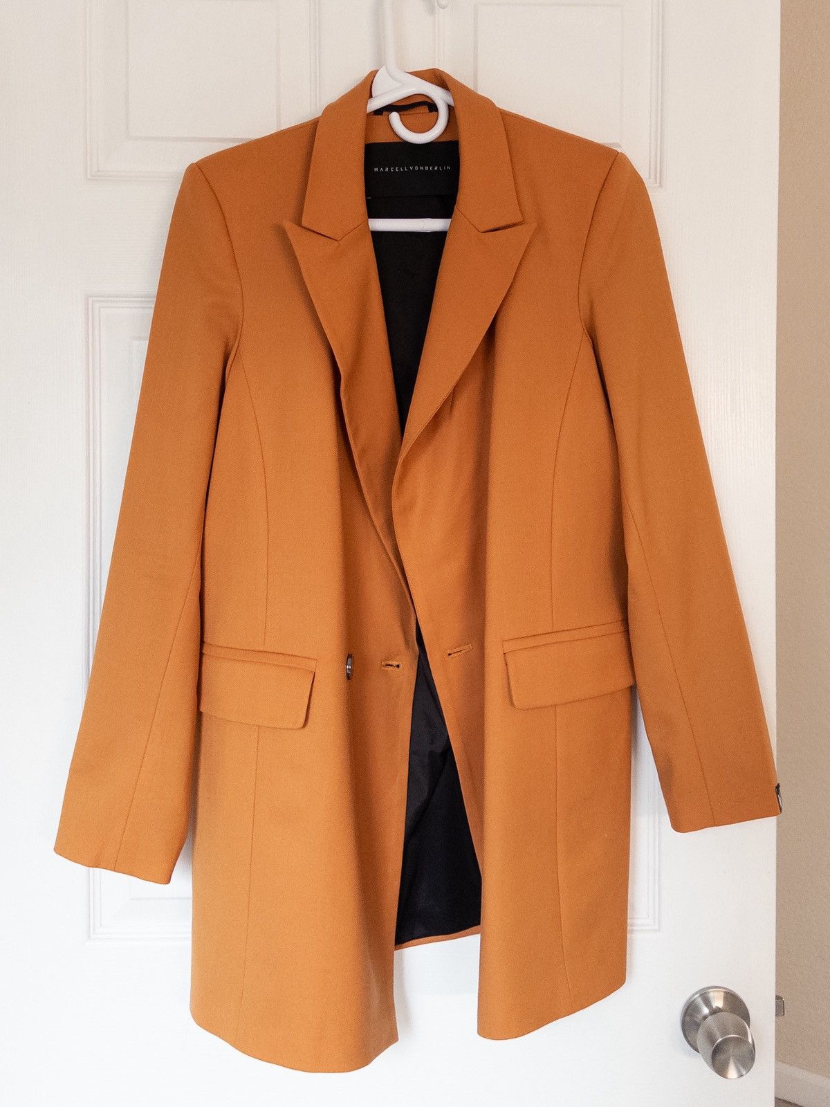 Other Marcell Von Berlin Burnt Orange Wool Blazer Size M / US 6-8 / IT 42-44 - 1 Thumbnail