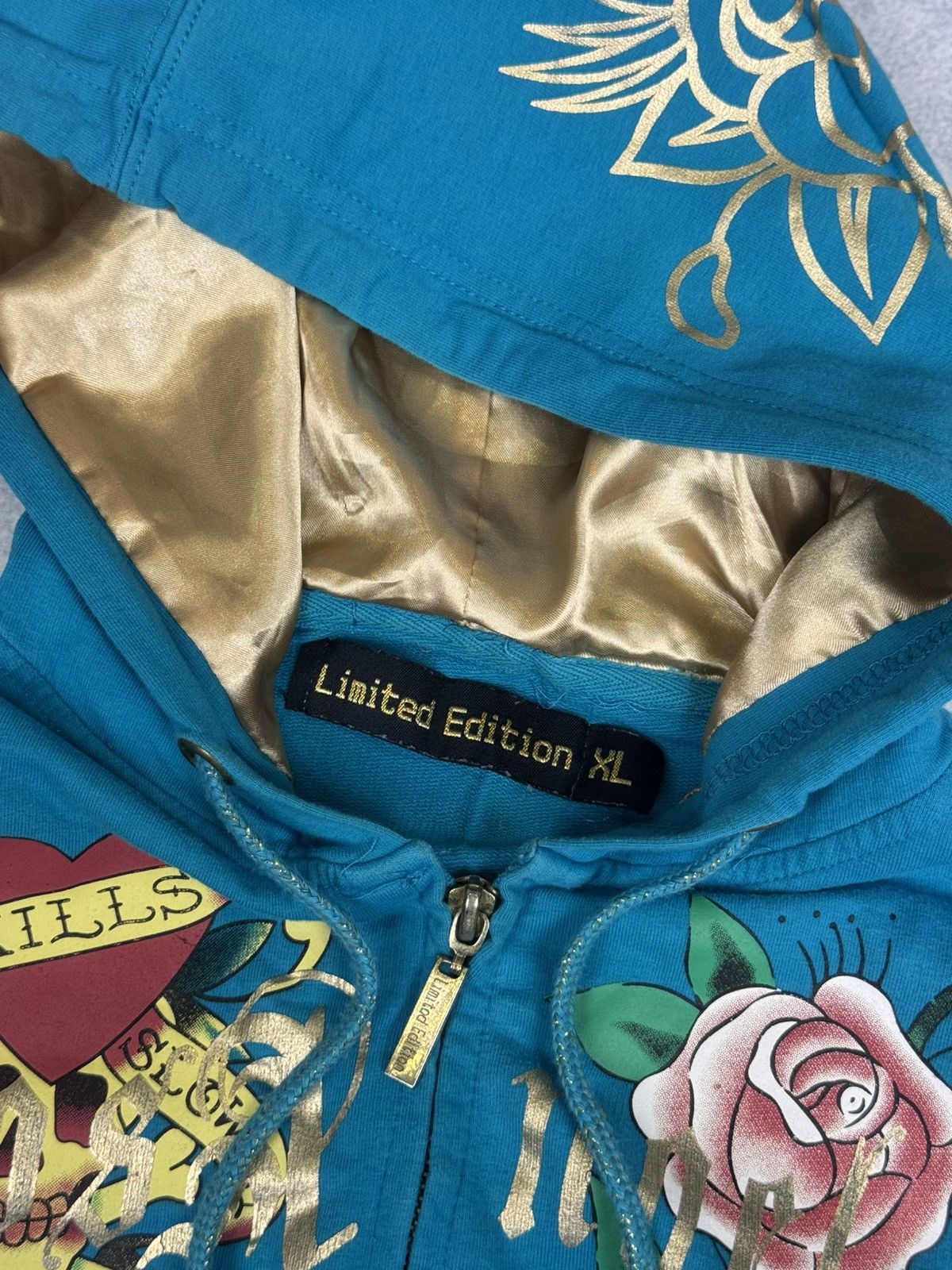 If Six Was Nine If Six Was Nine Avant Garde Ed Hardy Style Zip Hoodie Size M / US 6-8 / IT 42-44 - 6 Thumbnail