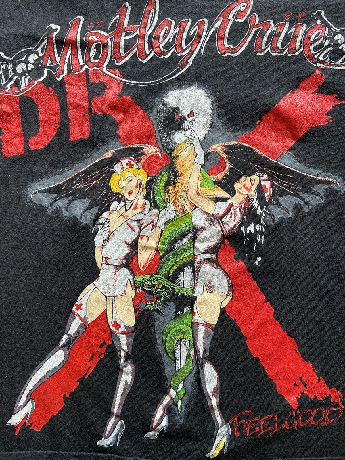 Band Tees × Vintage Mötley Crüe 80s Size US M / EU 48-50 / 2 - 2 Thumbnail