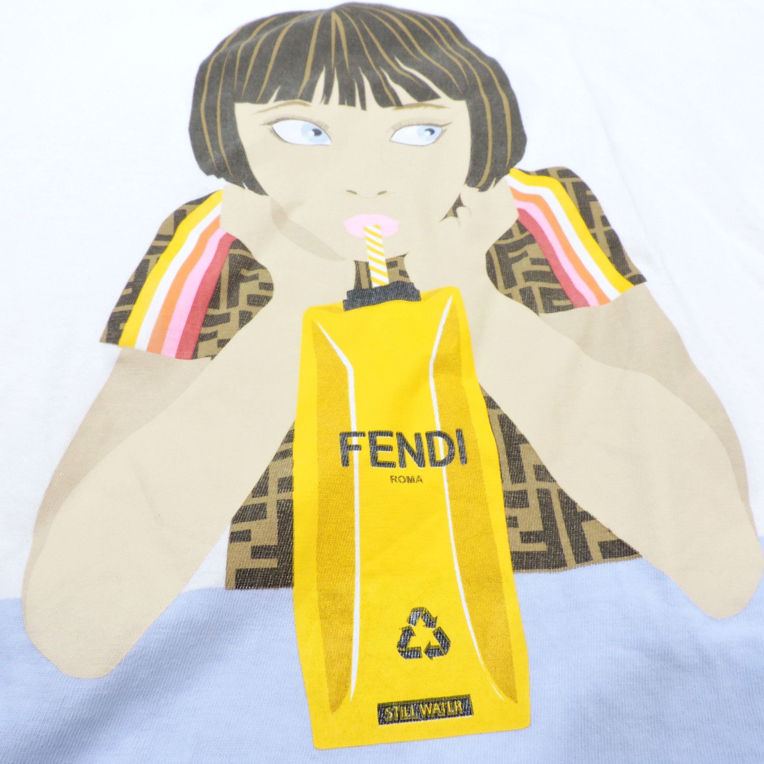Fendi FENDI GIRL STILL WATER BIG PRINTED T-SHIRT Size M / US 6-8 / IT 42-44 - 9 Thumbnail