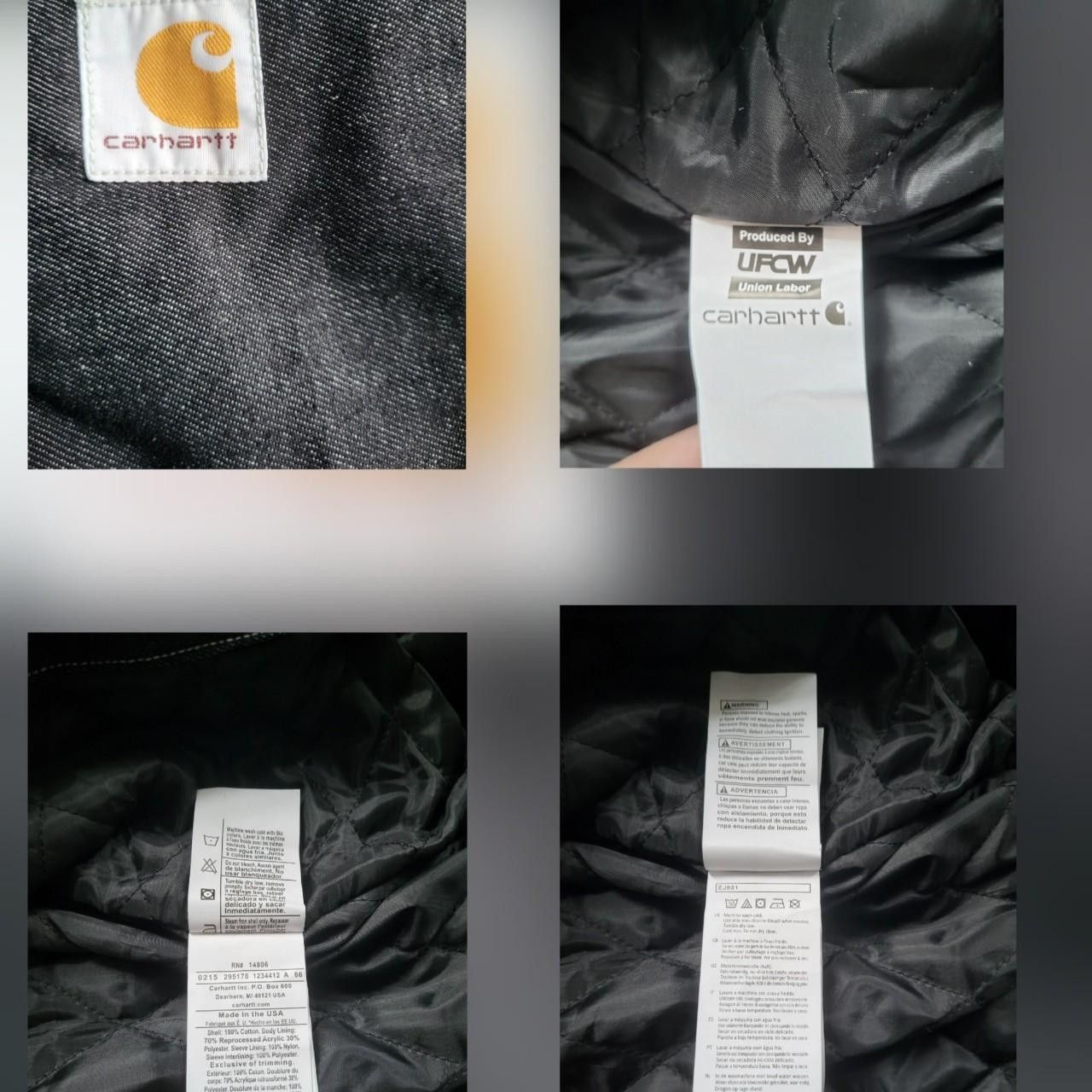 Carhartt Carhartt Men's Blue and Navy Jacket - Size L Size US L / EU 52-54 / 3 - 8 Thumbnail