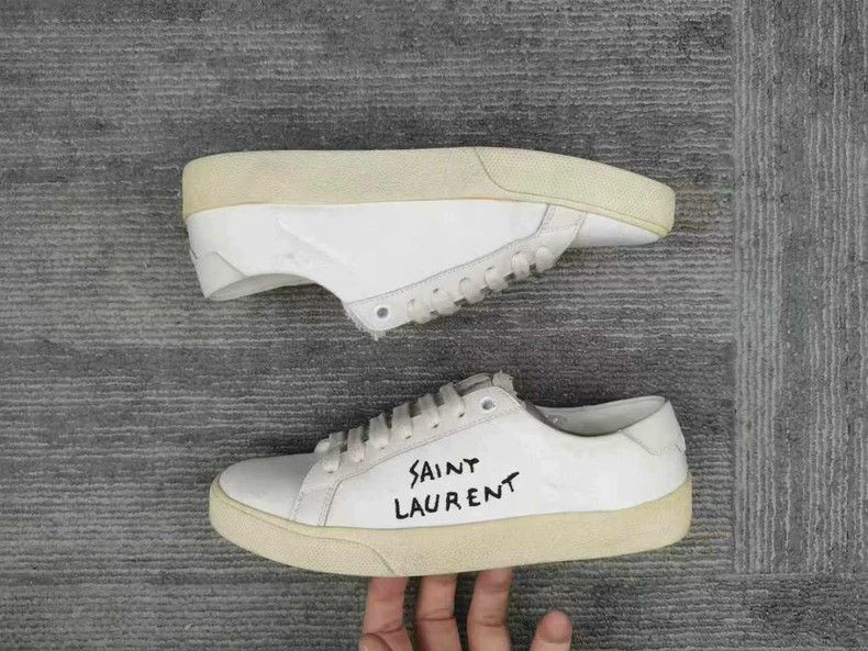 Saint Laurent Paris Saint Laurent ParisMake old canvas shoes 2504-Nextarrow Size US 5 / IT 35 - 5 Thumbnail