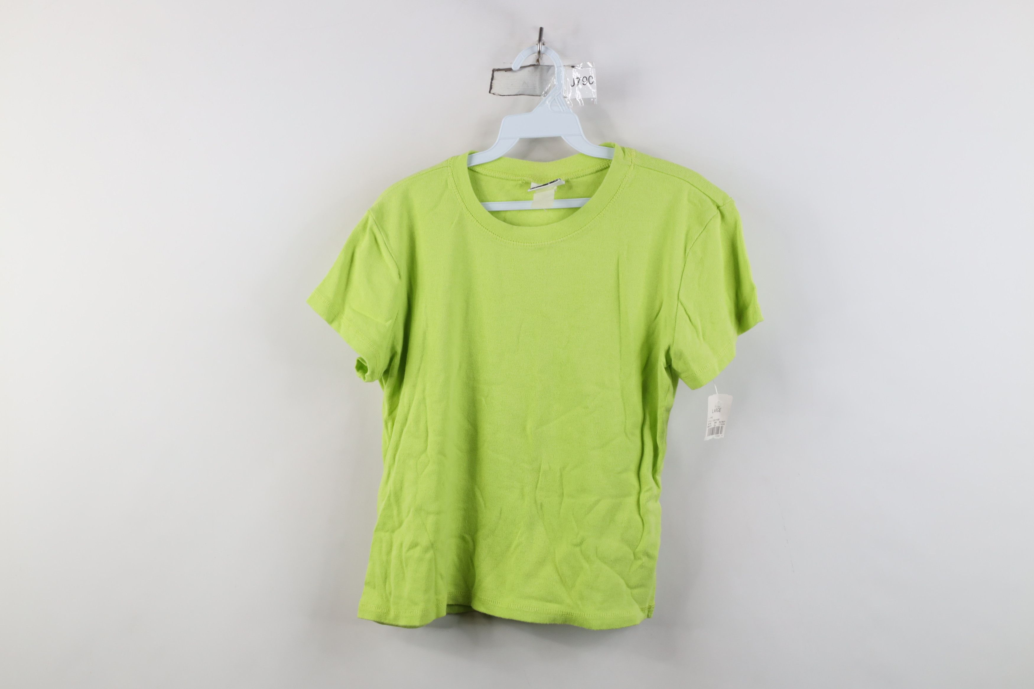 Vintage Deadstock Vintage 90s Y2K Babydoll Ribbed Knit T-Shirt USA Size L / US 10 / IT 46 - 1 Thumbnail