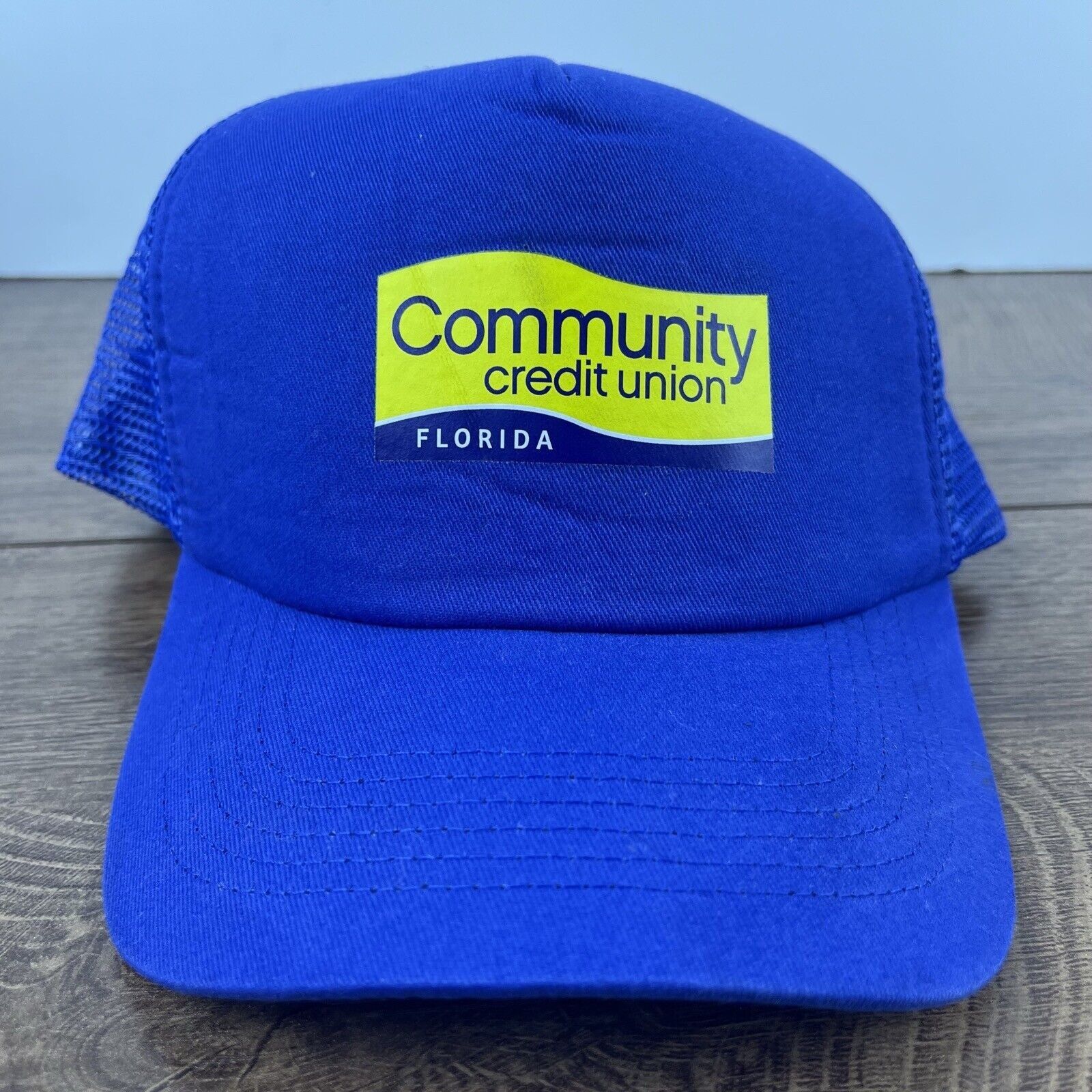Other Community Credit Union Snapback Hat Blue Adjustable Hat Blue Size ONE SIZE - 1 Thumbnail