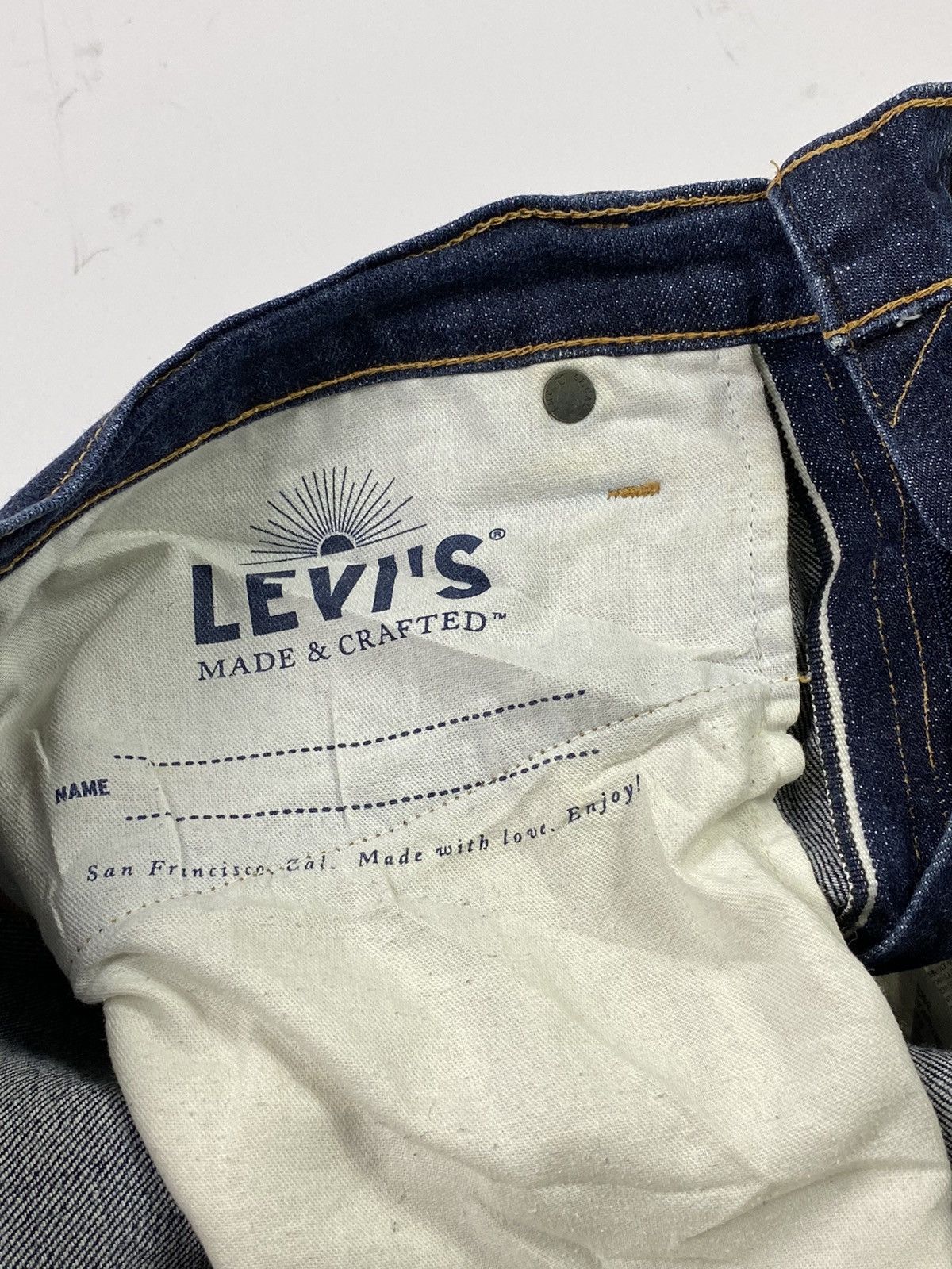 Designer × Levi's × Levi's Made & Crafted levis japan selvedge jeans pant Size US 34 / EU 50 - 6 Thumbnail
