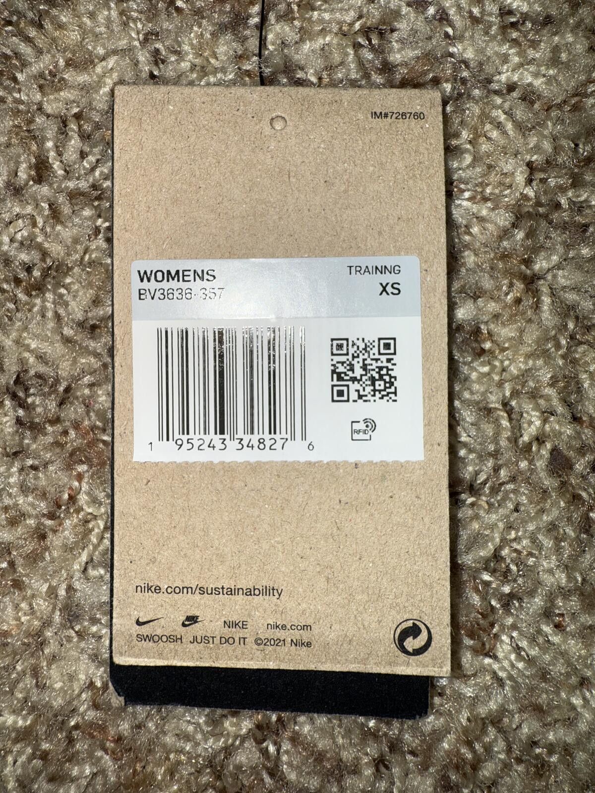 Nike Nike Swoosh Women's Medium-Support 1-Piece Pad Sports Bra Size ONE SIZE - 9 Thumbnail