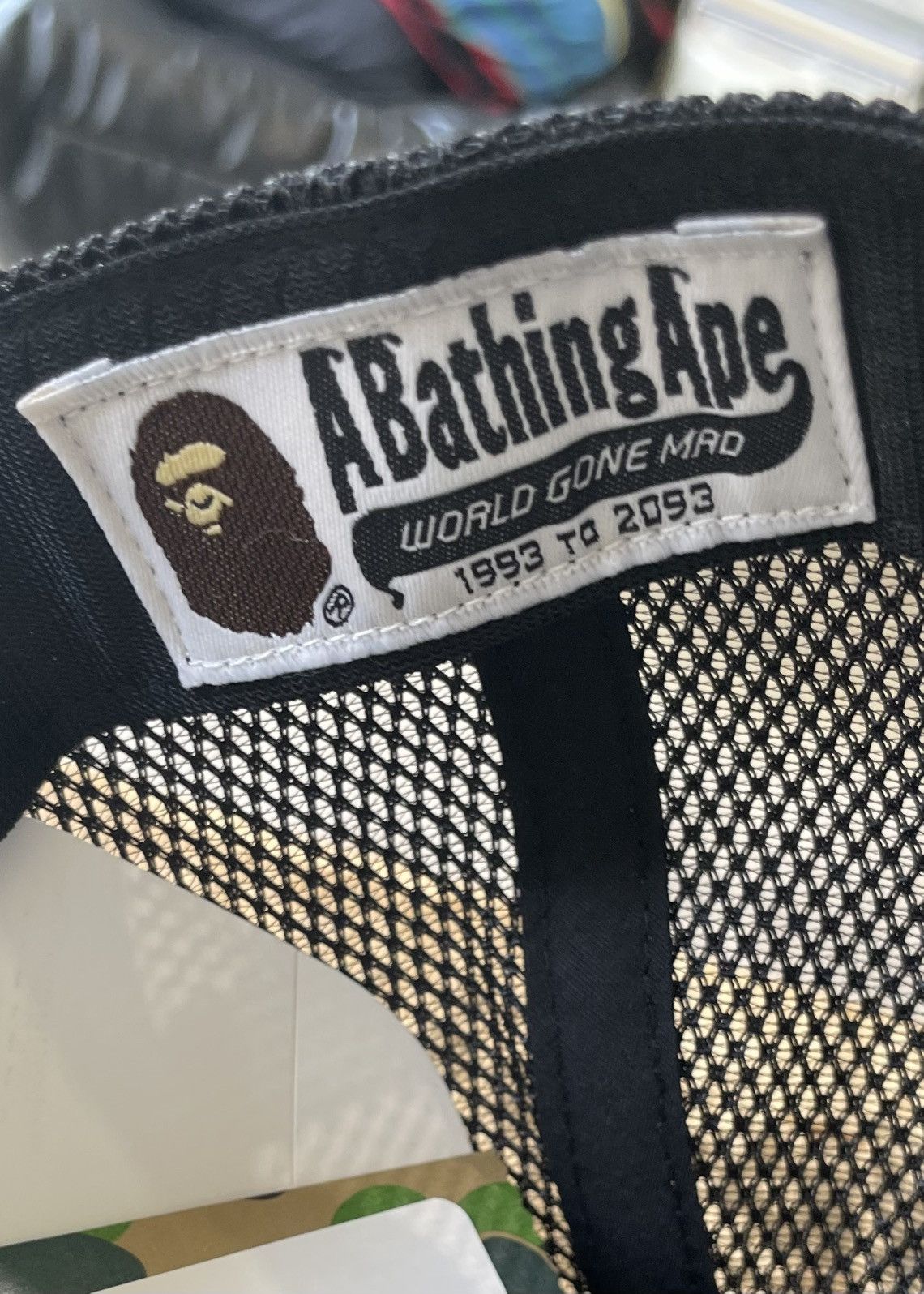 Bape BAPE x Joshua Vides Green Mesh Cap Size ONE SIZE - 6 Thumbnail