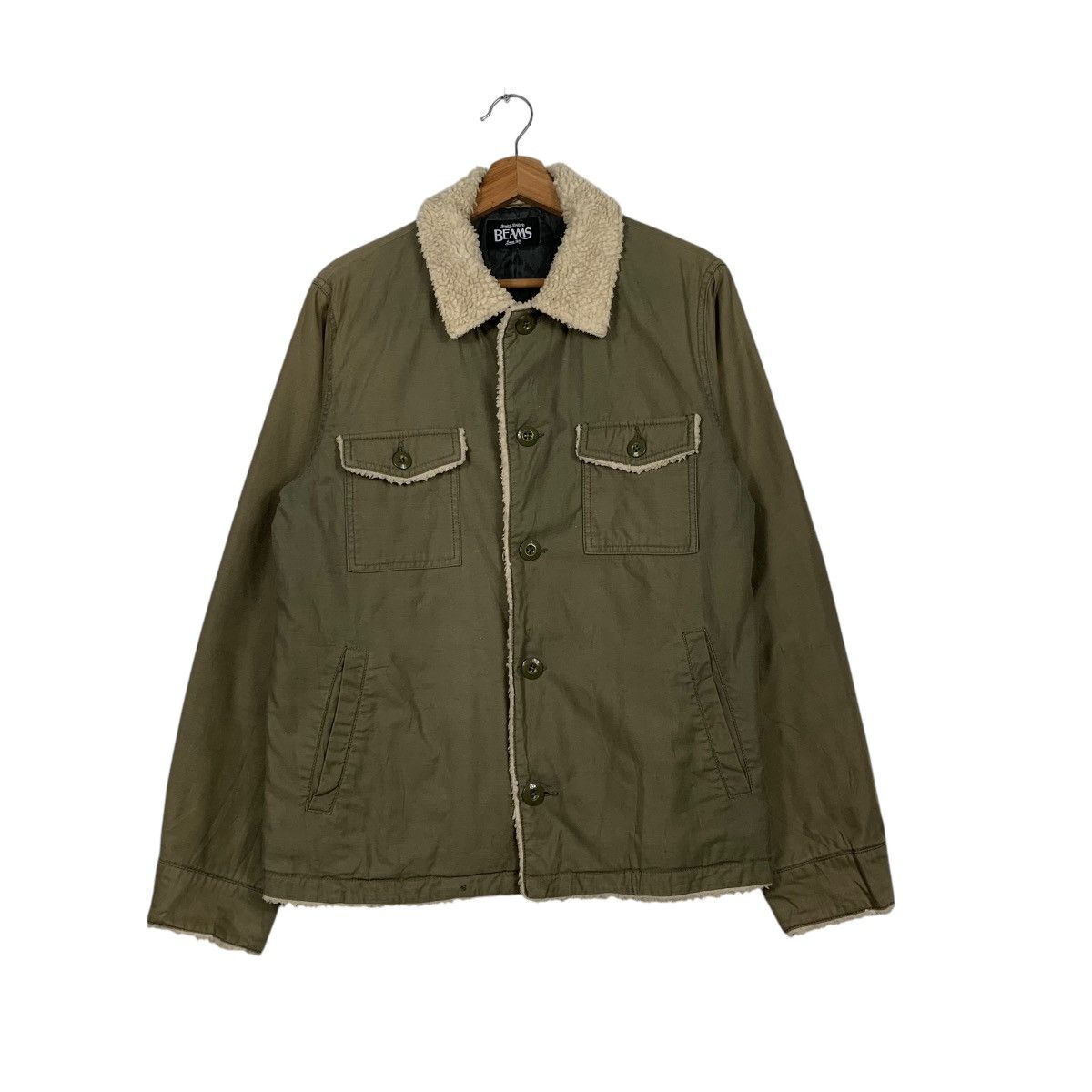 Beams Plus Beams Chore Workwear Jacket Size US L / EU 52-54 / 3 - 1 Thumbnail