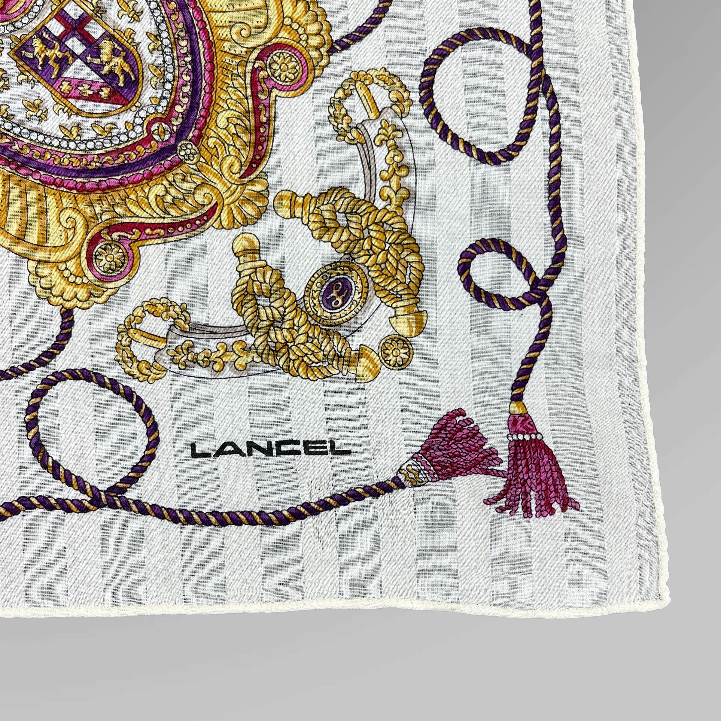 Lancel Lancel Handkerchief / Bandana / Neckerchief B322 Size ONE SIZE - 3 Thumbnail