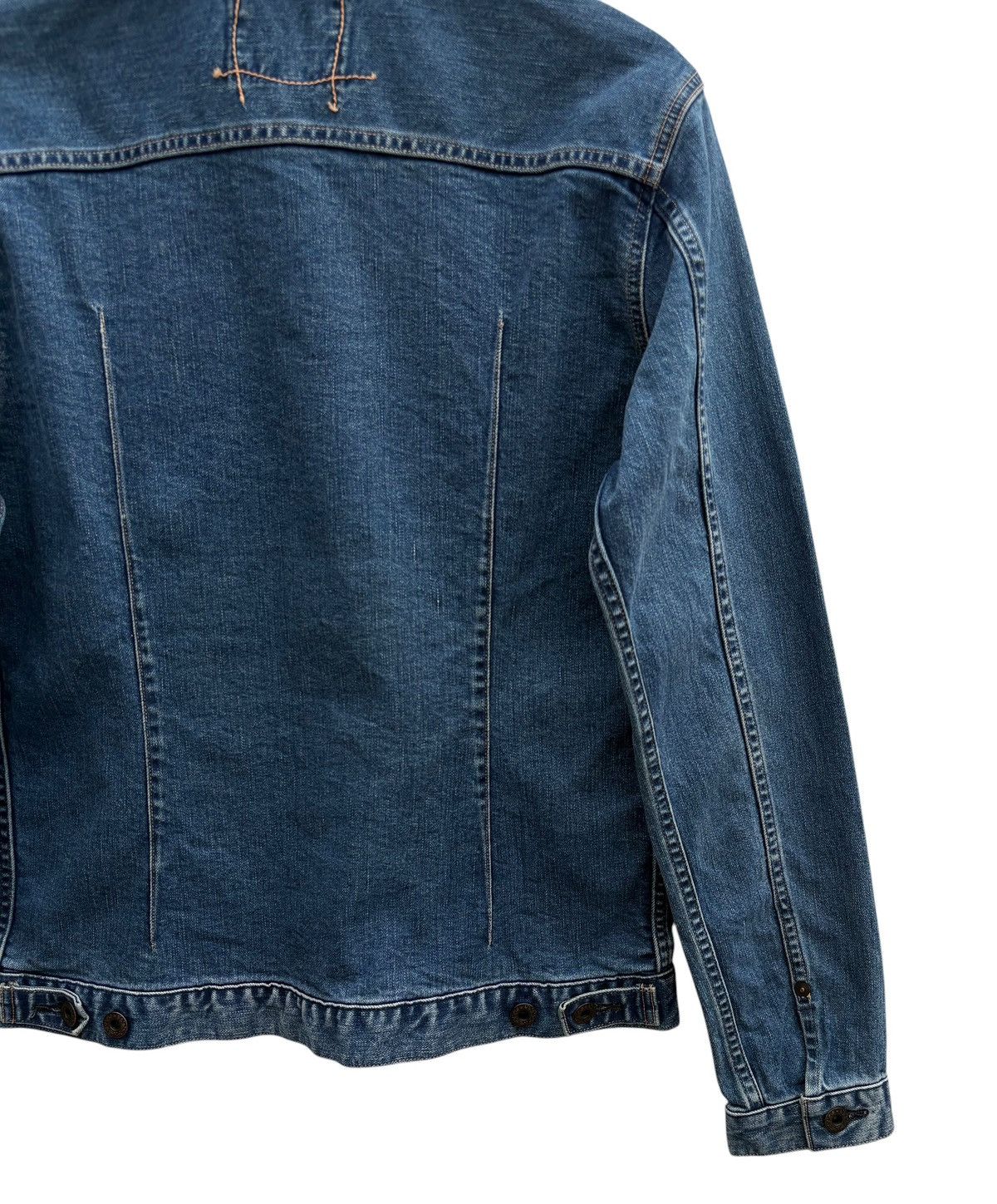 KURO Kuro Japan Denim Trucker Jacket Size US S / EU 44-46 / 1 - 9 Thumbnail