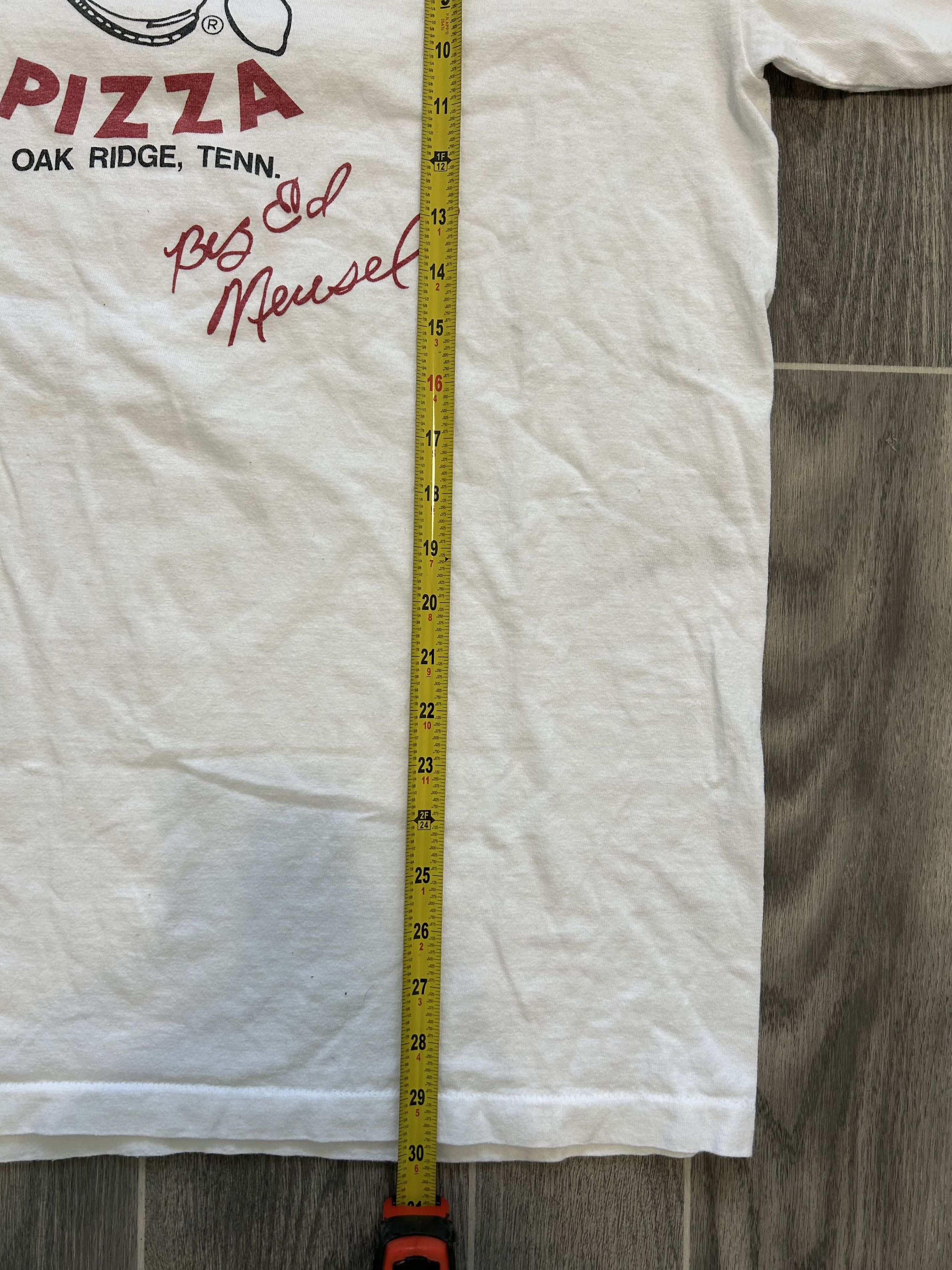 Vintage Vintage Big Ed's Pizza T-Shirt Size US XL / EU 56 / 4 - 4 Thumbnail