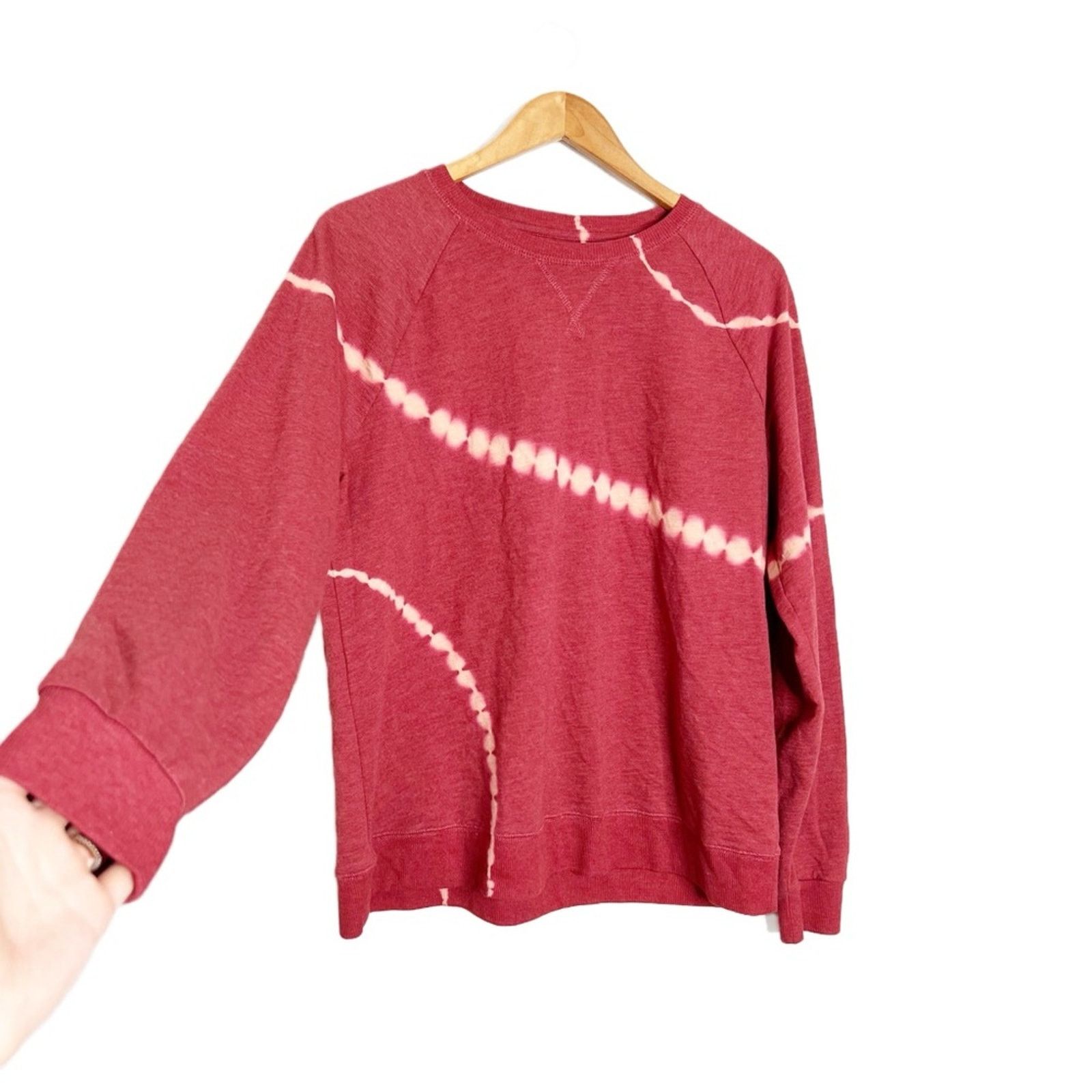 Sonoma Sonoma Women’s Red Crewneck Knit Sweater Pullover Size L / US 10 / IT 46 - 7 Thumbnail