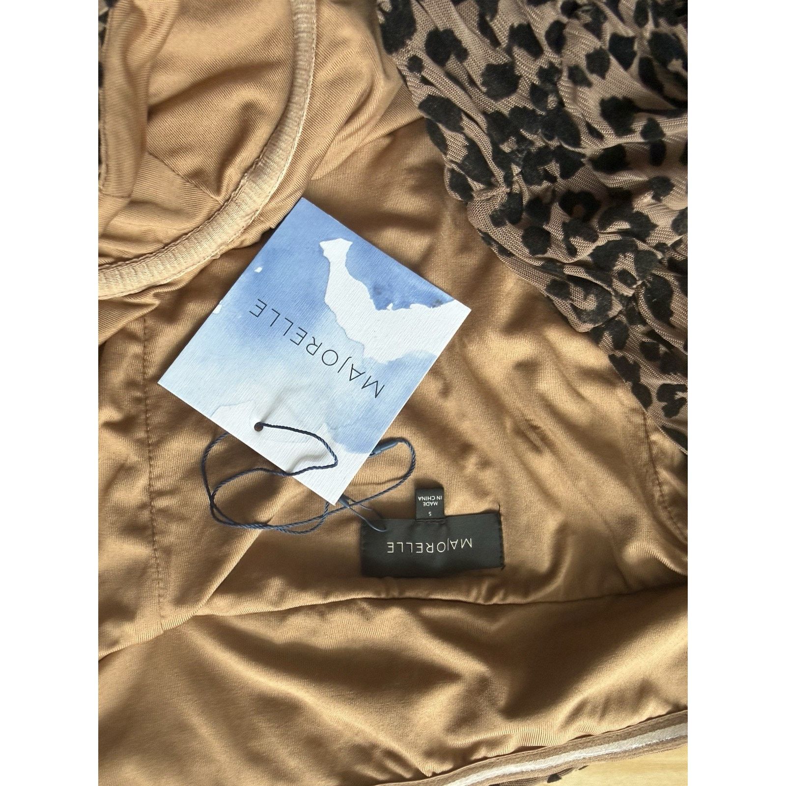 Other NWT Majorelle Tabitha Midi Dress Animal Leopard Print Brown Size S / US 4 / IT 40 - 3 Thumbnail