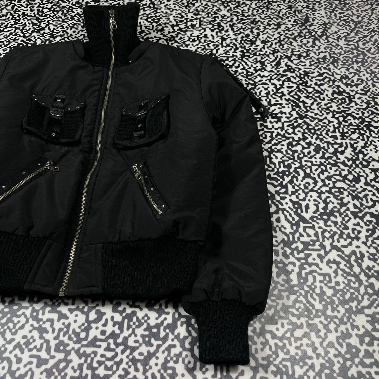 Vintage Y2K Japanese Gothic Opium Style Bondage Bomber