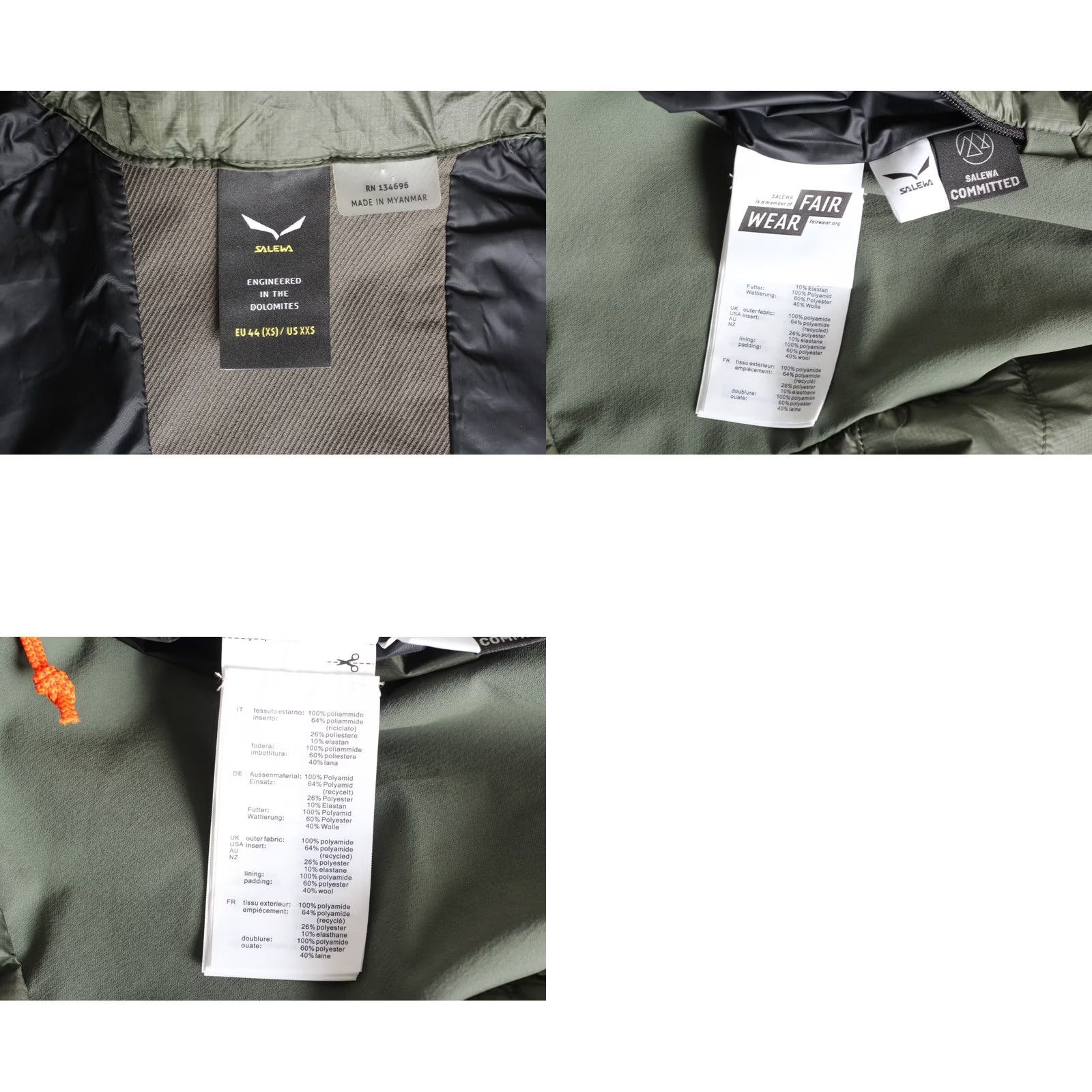 SALEWA SALEWA TIROL WOOL Gilet Vest Jacket Bodywarmer Women XS Green - XS Womens Vest Jacket, Waistcoat, 90s Theme none Size XS / US 0-2 / IT 36-38 - 8 Thumbnail