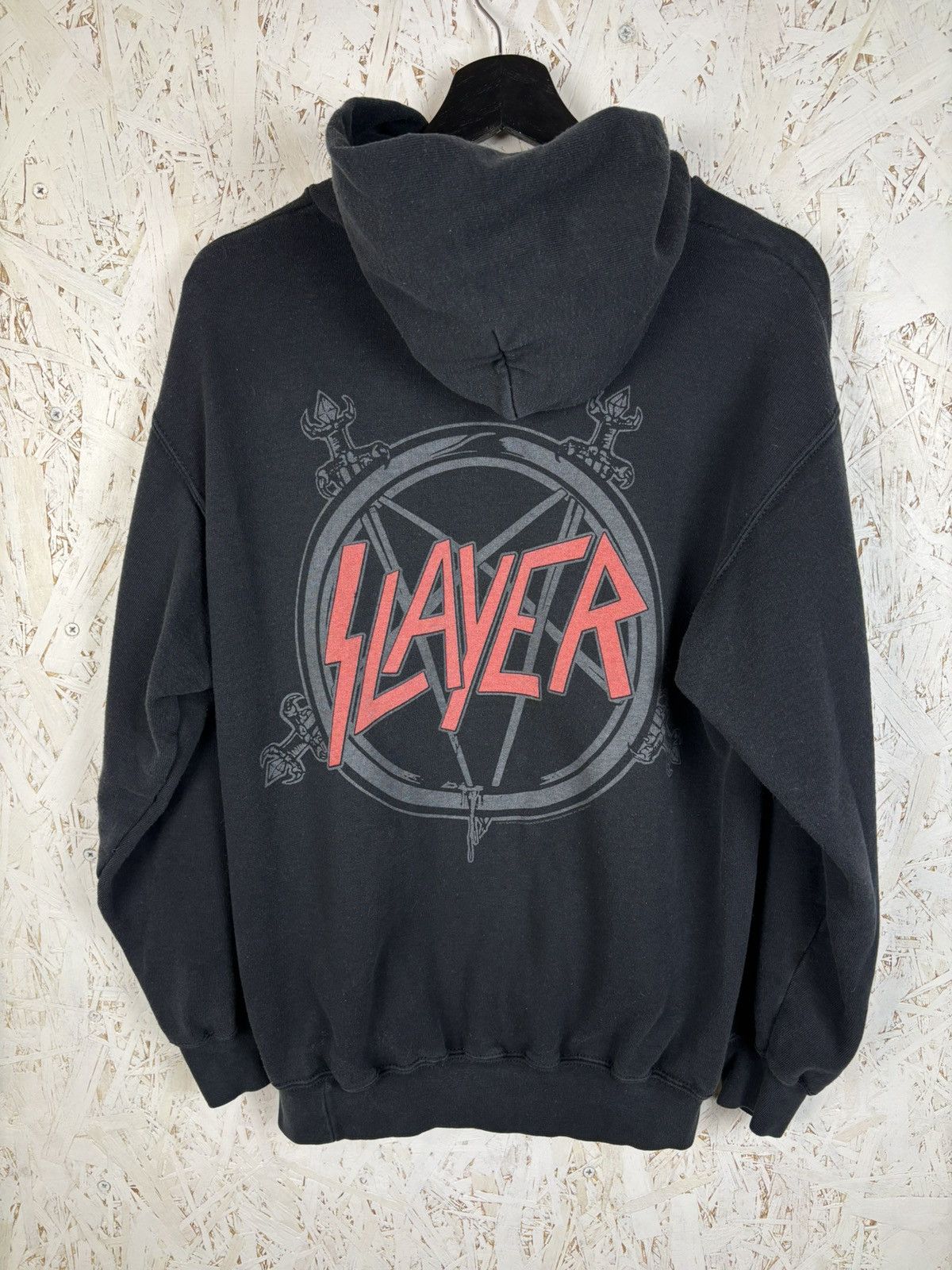 Band Tees Vintage Fuckin’ Slayer Thrash Metal Band 2011 Hoodie Black Size US S / EU 44-46 / 1 - 5 Thumbnail