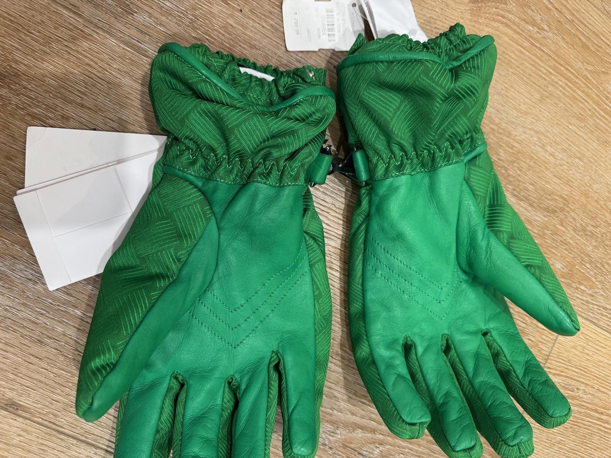Bottega Veneta Bottega Gloves with Nylon and Leather Size ONE SIZE - 9 Thumbnail