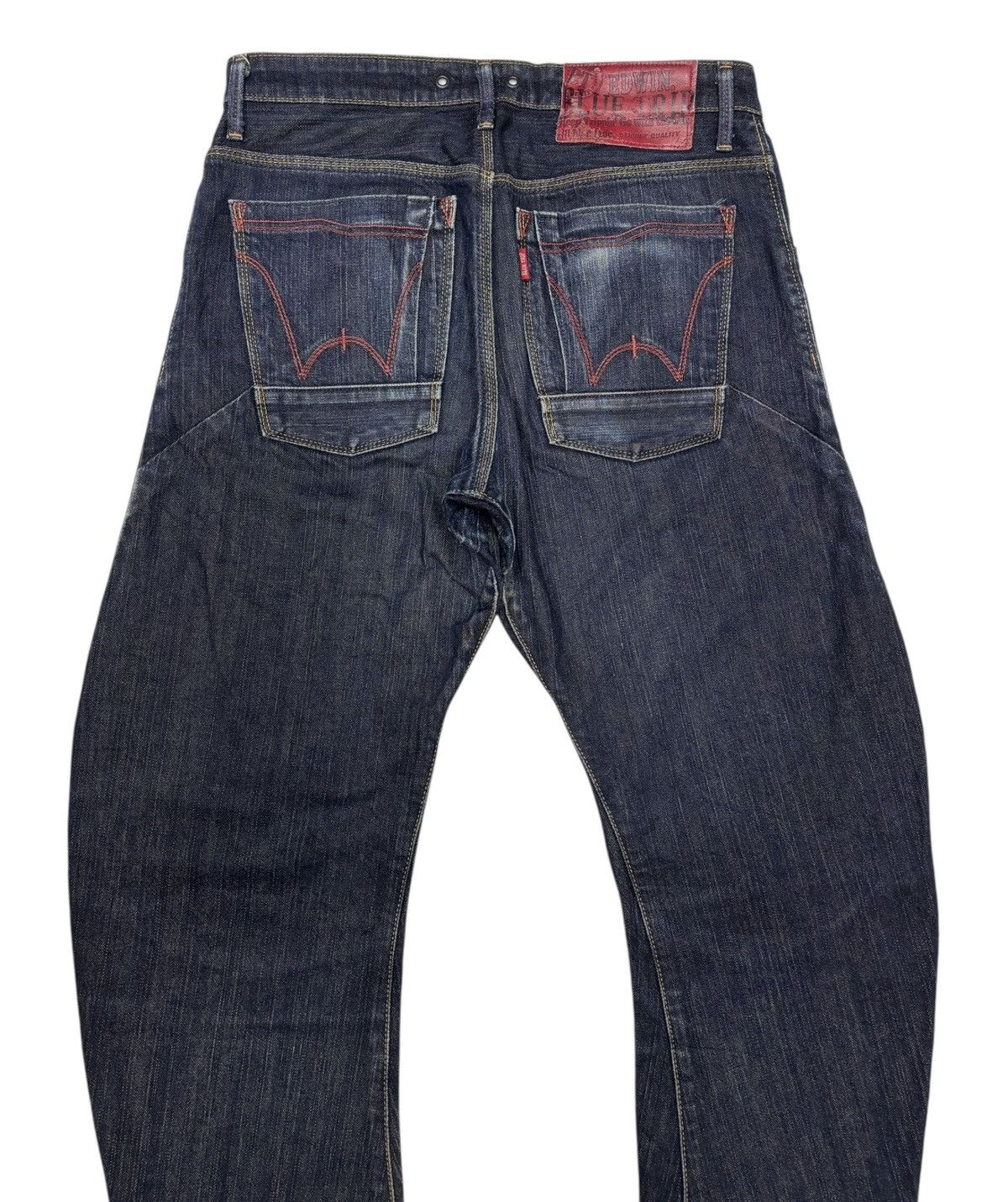 Hysteric Glamour Edwin Blue Trip Curved Jeans Banana Cut Denim Size US 30 / EU 46 - 8 Thumbnail