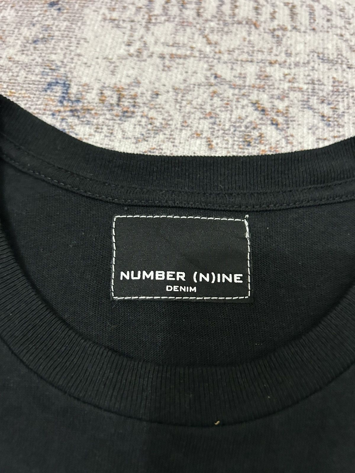 Number (N)ine Number Nine Pocket Logo Black Tshirt Size US M / EU 48-50 / 2 - 6 Thumbnail