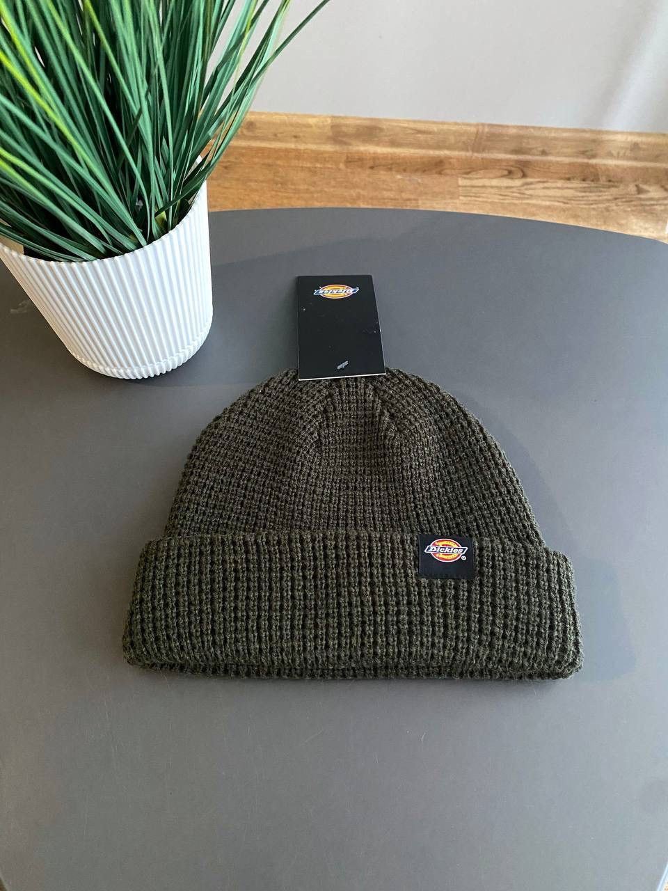 Dickies Dickies Woodworth Waffle Knit Beanie Hat, One Size Size ONE SIZE - 1 Thumbnail