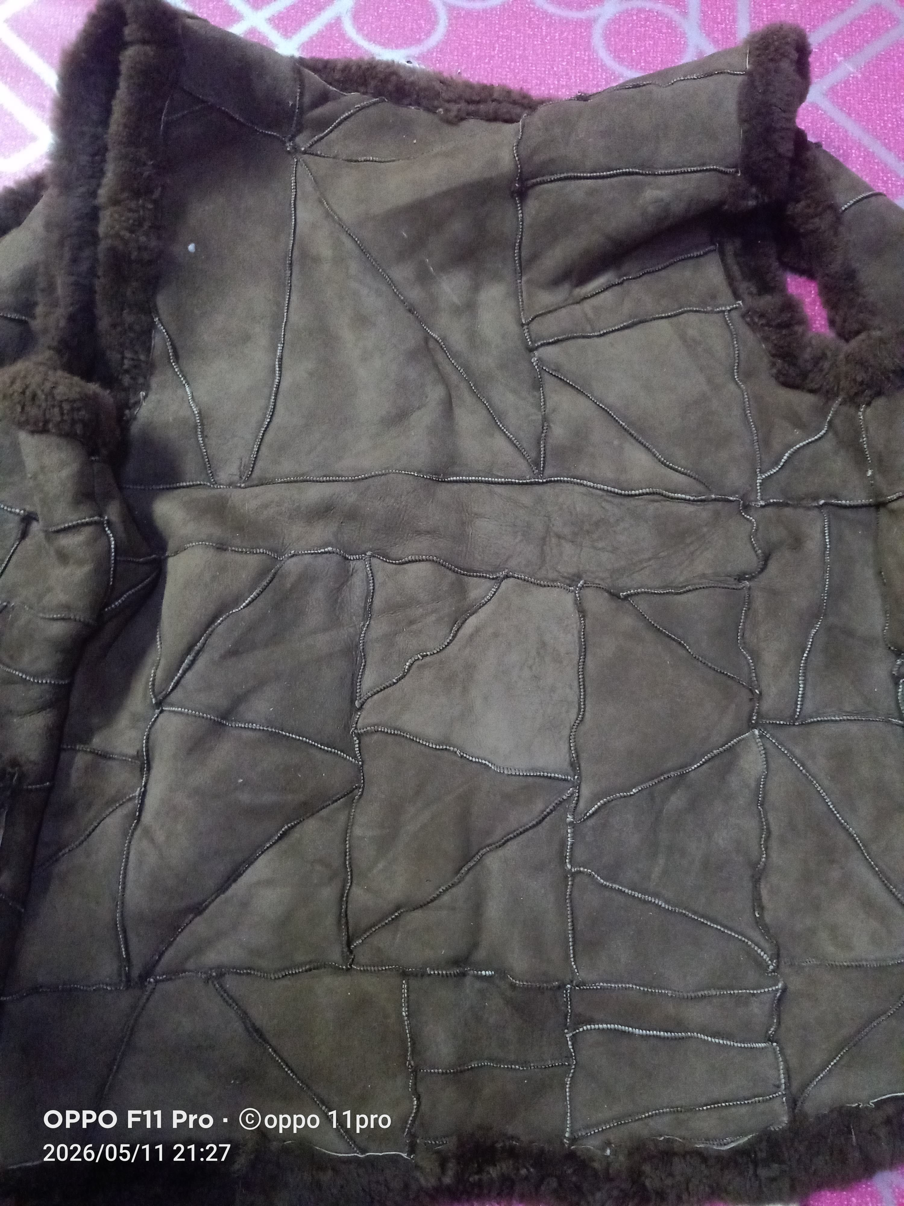Other 💥Vintage Vest Sheepskin Leathers Patchwork 💥 Size US M / EU 48-50 / 2 - 7 Thumbnail