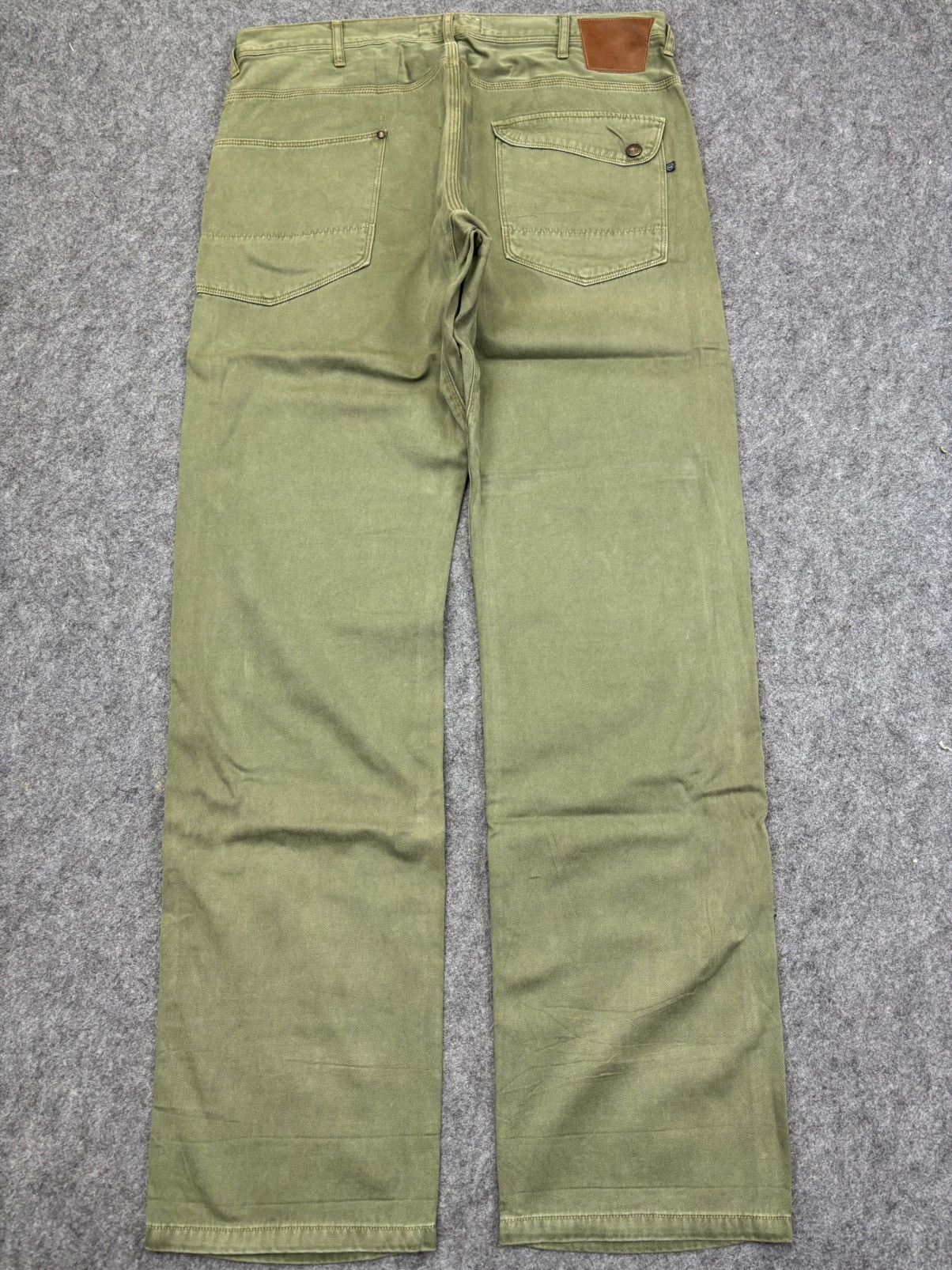 Japanese Brand 💥SPELLBOUND Japan Military Green Triple Stitch Pant F883 Size US 34 / EU 50 - 13 Thumbnail