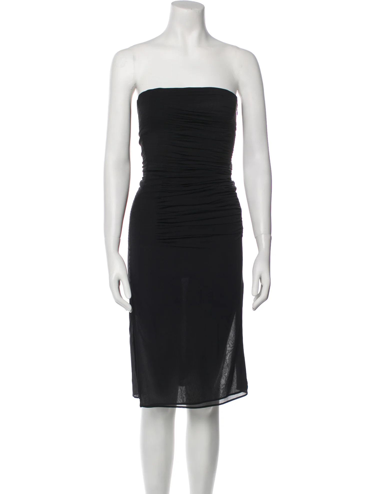 Yves Saint Laurent Yves Saint Laurent Rive Gauche Tom Ford Vintage Mini Dress Size XS / US 0-2 / IT 36-38 - 1 Thumbnail