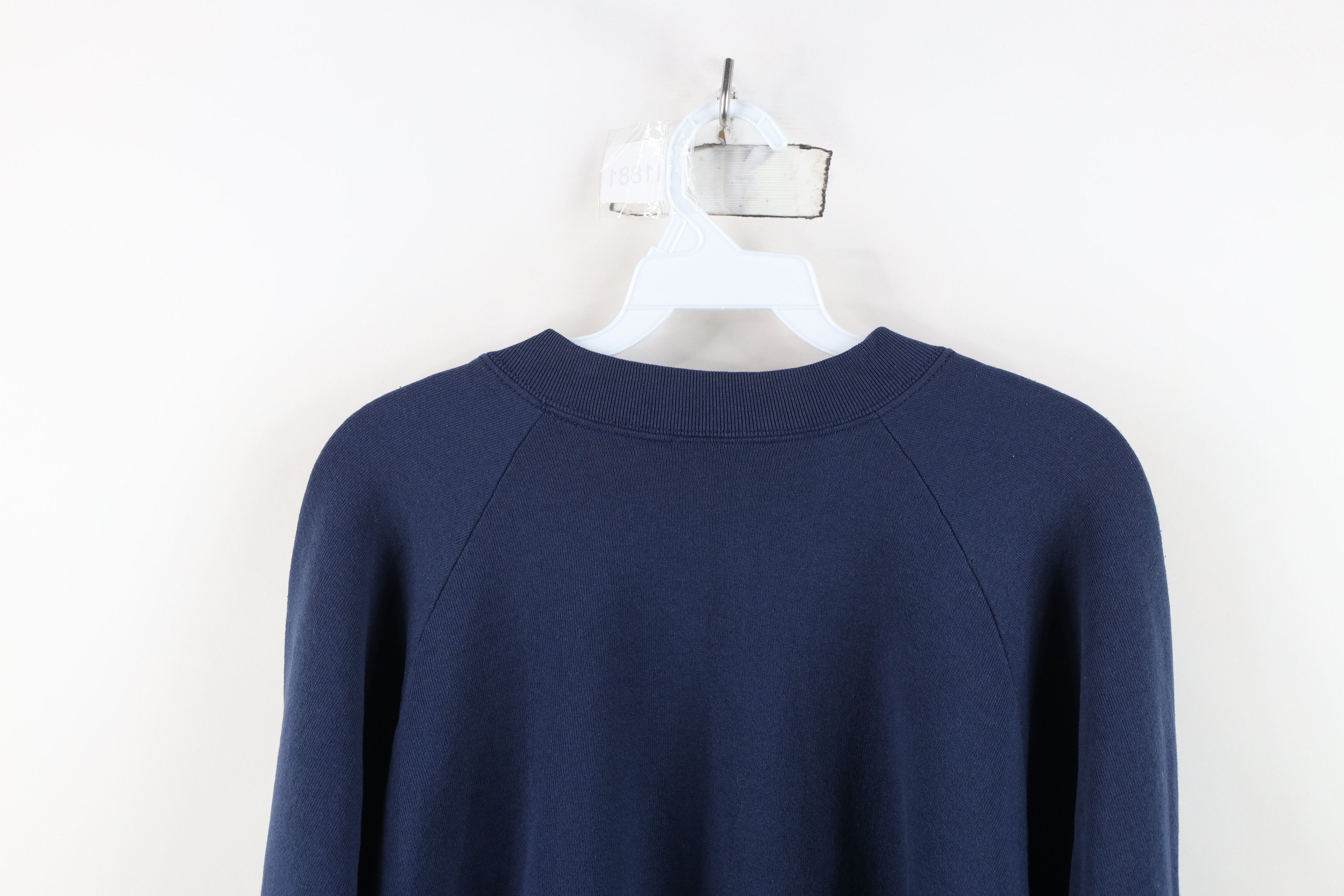 Vintage Vintage 90s Streetwear Blank Boxy Fit Crewneck Sweatshirt Size US XXL / EU 58 / 5 - 10 Thumbnail