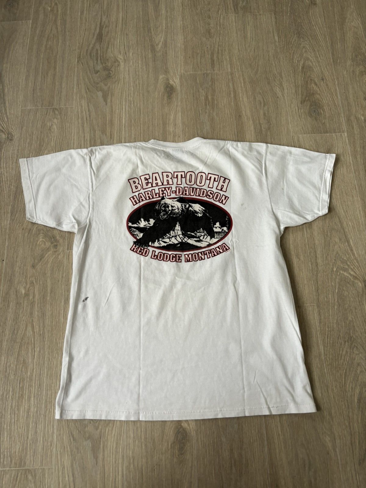 Harley Davidson × Vintage Vintage Harley Davidson t shirt 90s Size US XL / EU 56 / 4 - 2 Thumbnail