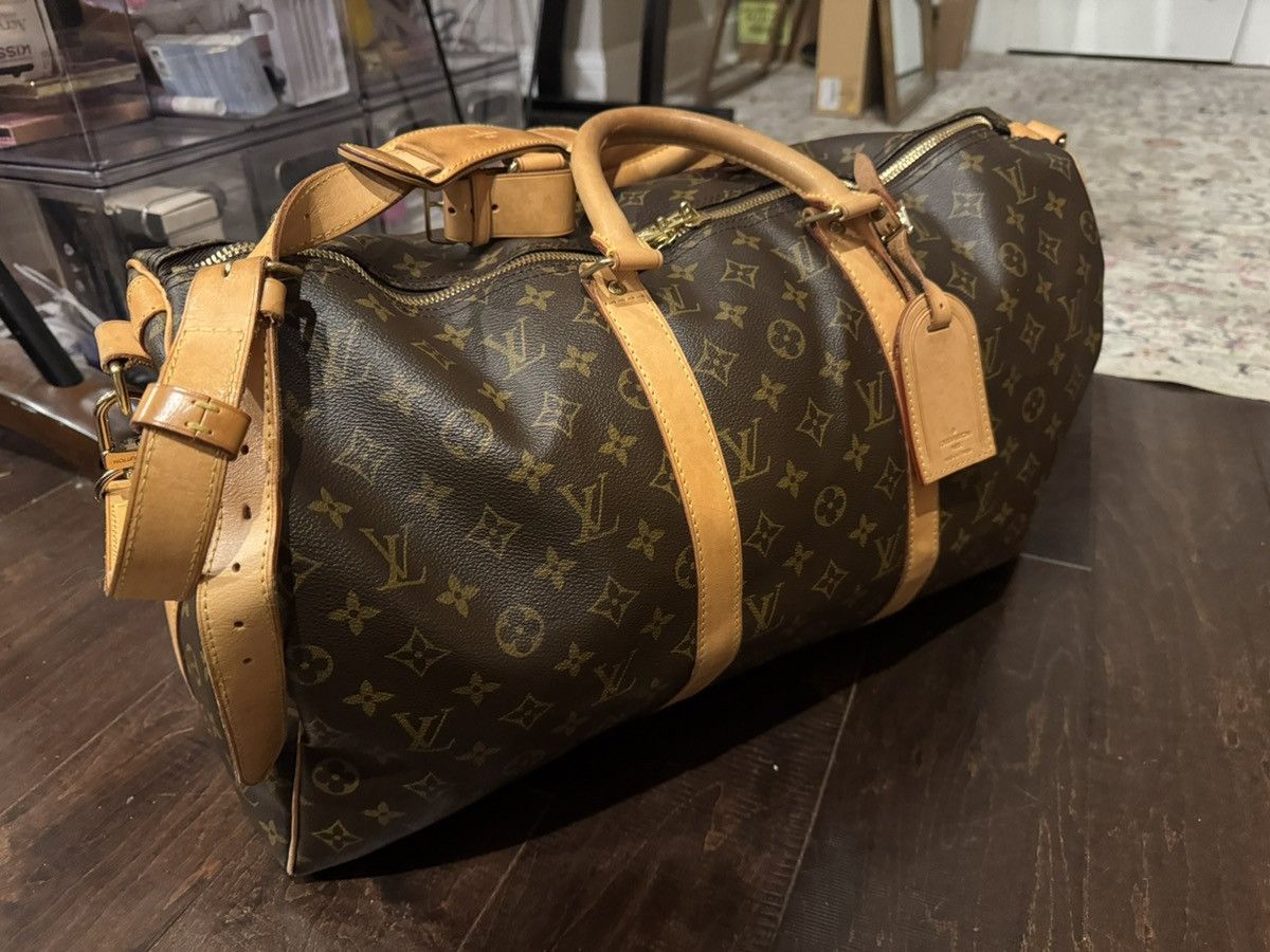 Louis Vuitton Louis Vuitton Keepall 50 Bandouliere Duffle Brown Size ONE SIZE - 11 Thumbnail