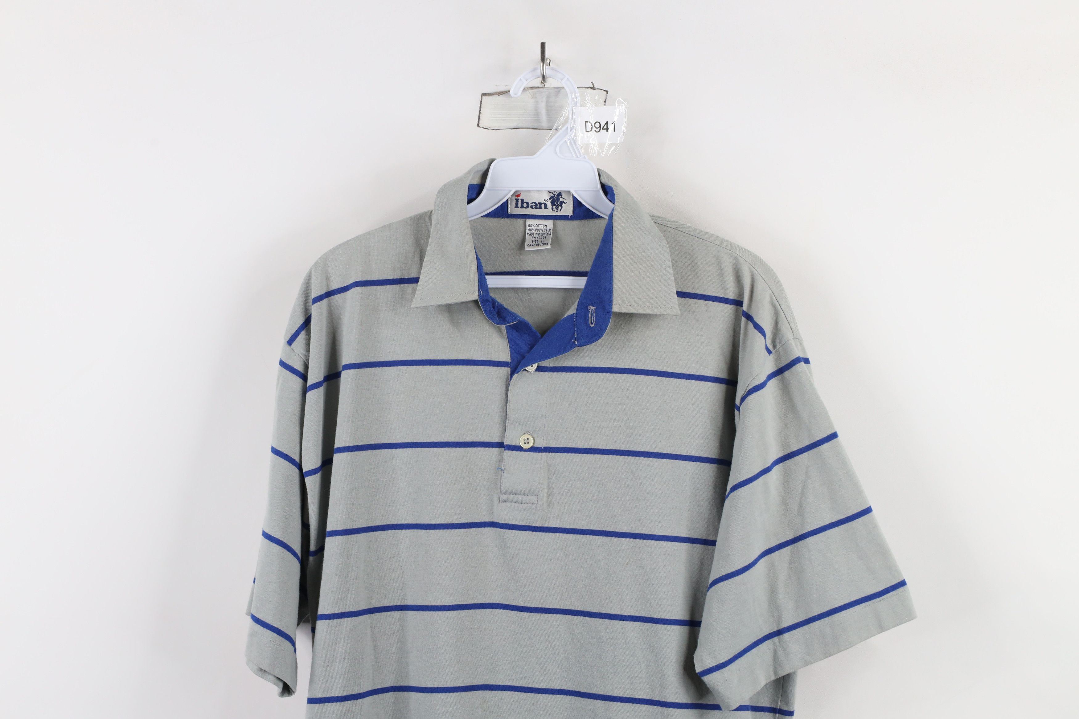Vintage Vintage 90s Streetwear Short Sleeve Golf Polo Shirt Gray Size US L / EU 52-54 / 3 - 2 Thumbnail