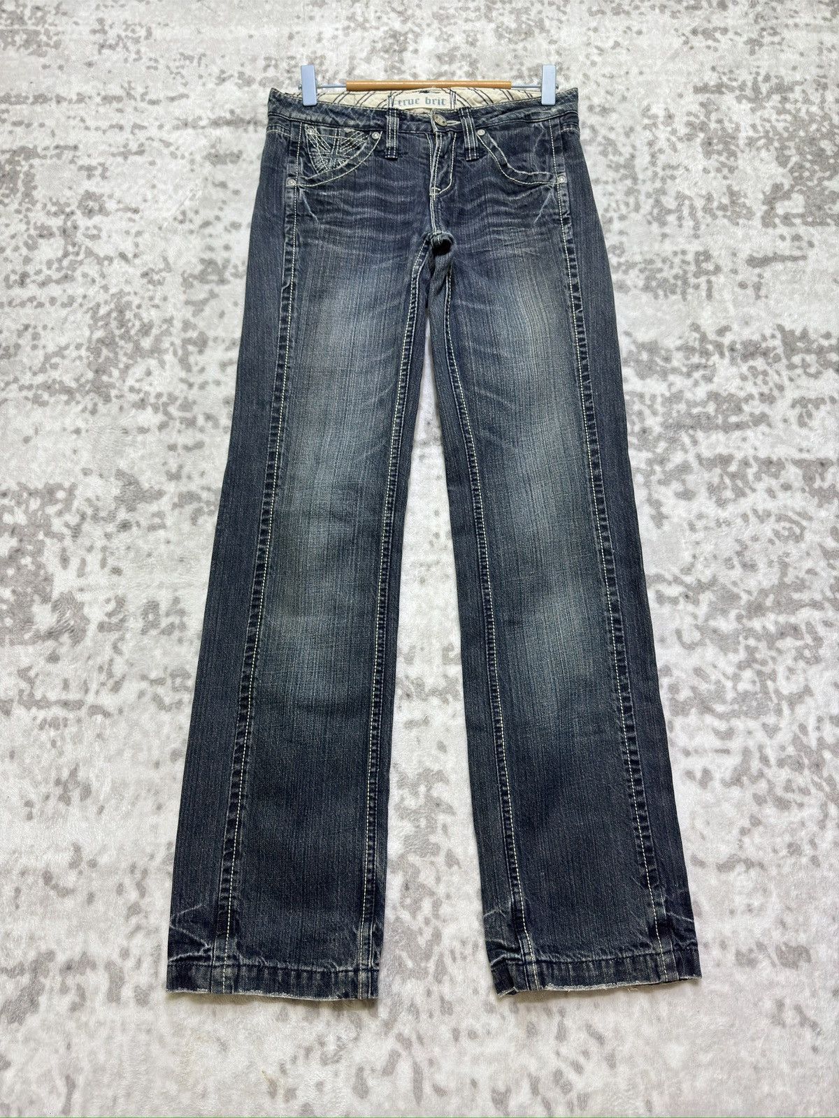 Vintage True Brit Embroidered Honeycomb Whisker Wash Strike