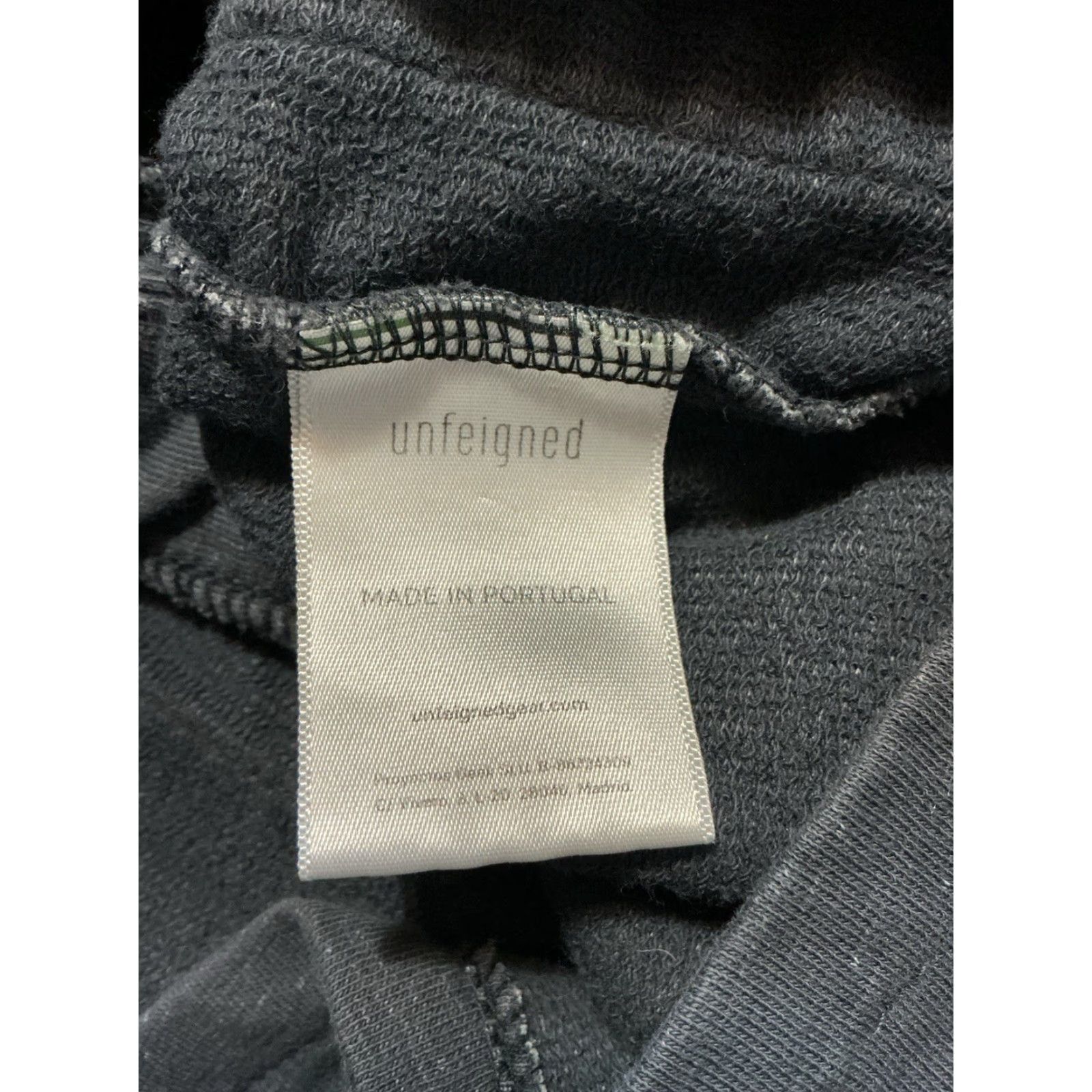 Vintage VINTAGE Unfeigned Gear Organic Cotton Terry Fleece Washed Navy Blue Cardigan Sweater SM Size US S / EU 44-46 / 1 - 7 Thumbnail