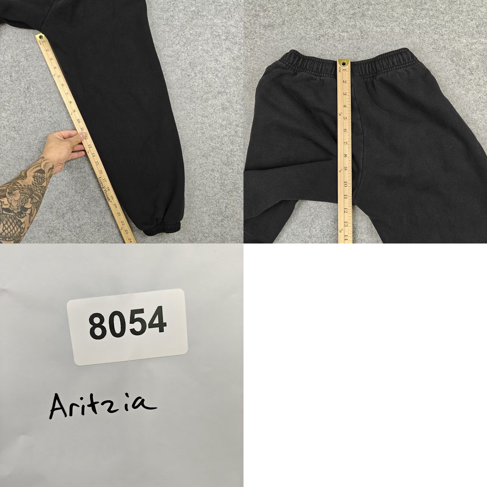 Aritzia Aritzia Sweatpants Womens 2XS Black Sweatfleece Mega Fit Cozy Fleece Joggers Size 24" / US 00 / IT 34 - 8 Thumbnail