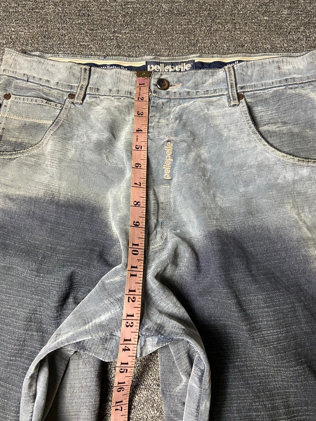 Pelle Pelle Vintage Pelle Pelle Damaged Baggy Jeans (165) Size US 36 / EU 52 - 13 Thumbnail