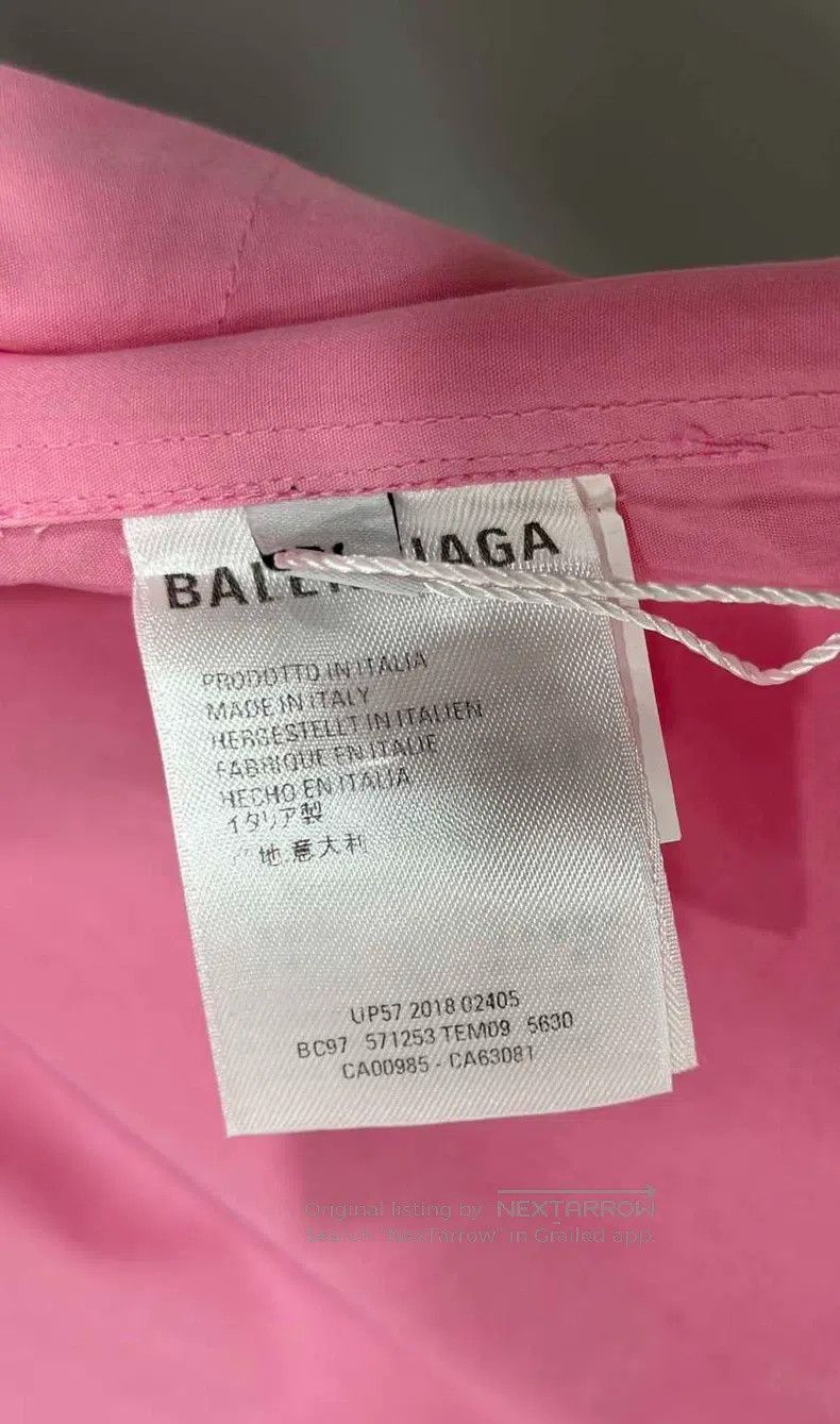 Balenciaga Balenciaga Back Logo Long Sleeve Shirt Size XS / US 0-2 / IT 36-38 - 7 Thumbnail