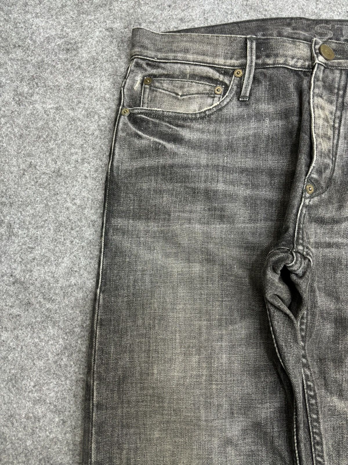 Burberry Statement Denim💥BURBERRY Patchwork Distressed Denim F568 Size US 31 - 4 Thumbnail