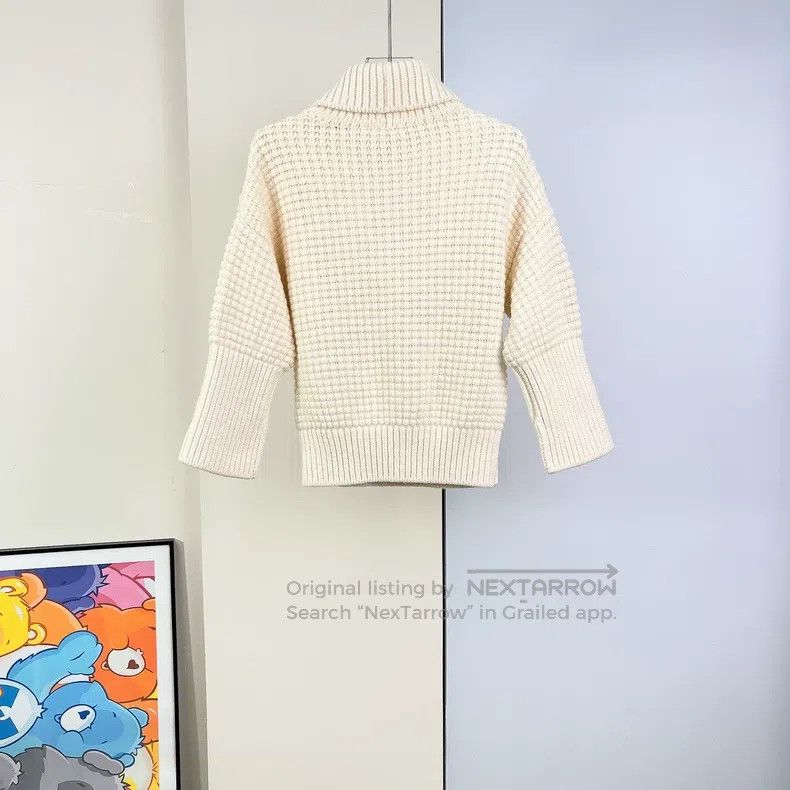 Hermes Hermes Embossed Turtleneck Pullover Sweater Size XS / US 0-2 / IT 36-38 - 3 Thumbnail