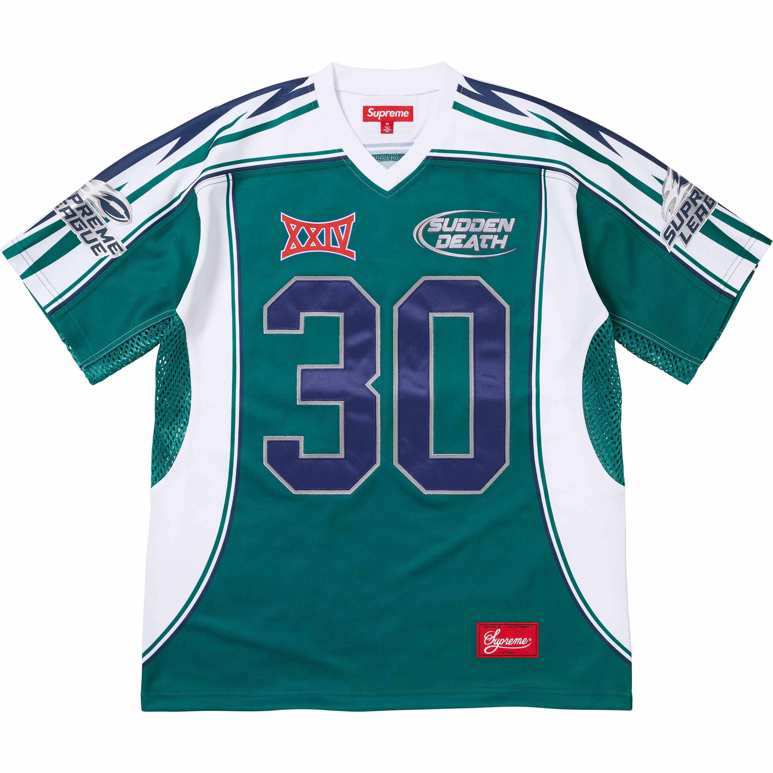 シャツ Supreme Sudden Death Football Jersey Supreme Sudden Death Football Jersey