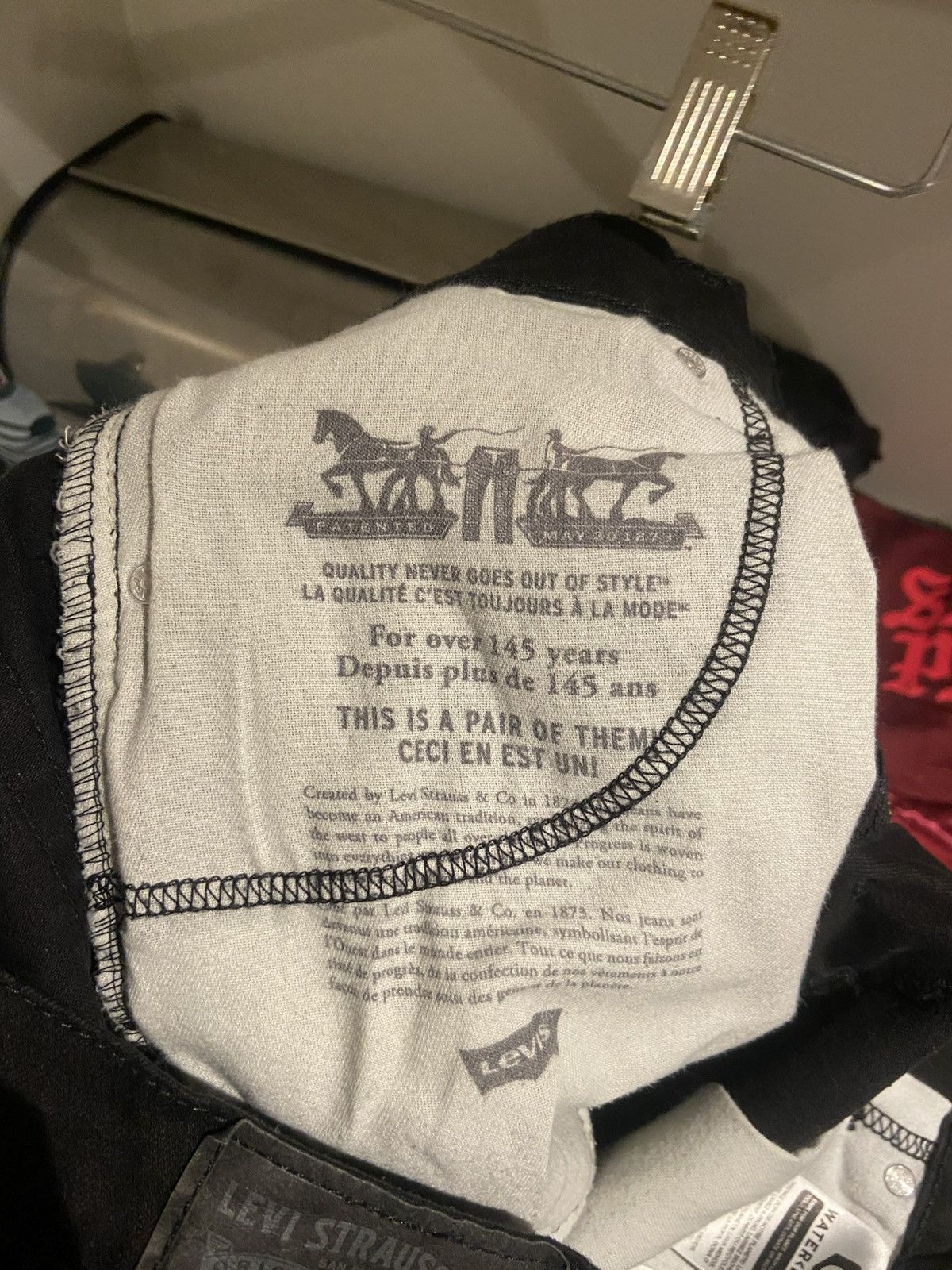 Levi's Black levis jeans Size US 32 / EU 48 - 6 Thumbnail
