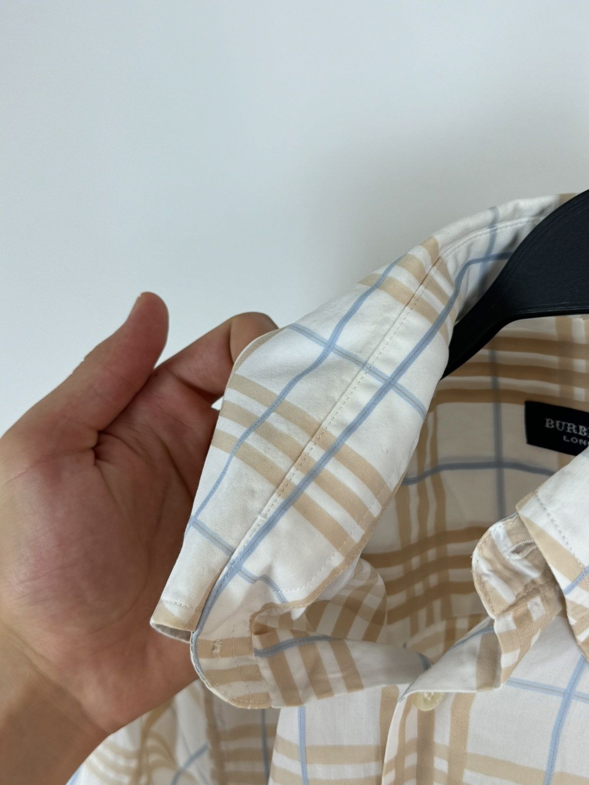 Burberry × Vintage Y2K Vintage Burberry London Nova Check Shirt Size US M / EU 48-50 / 2 - 4 Thumbnail