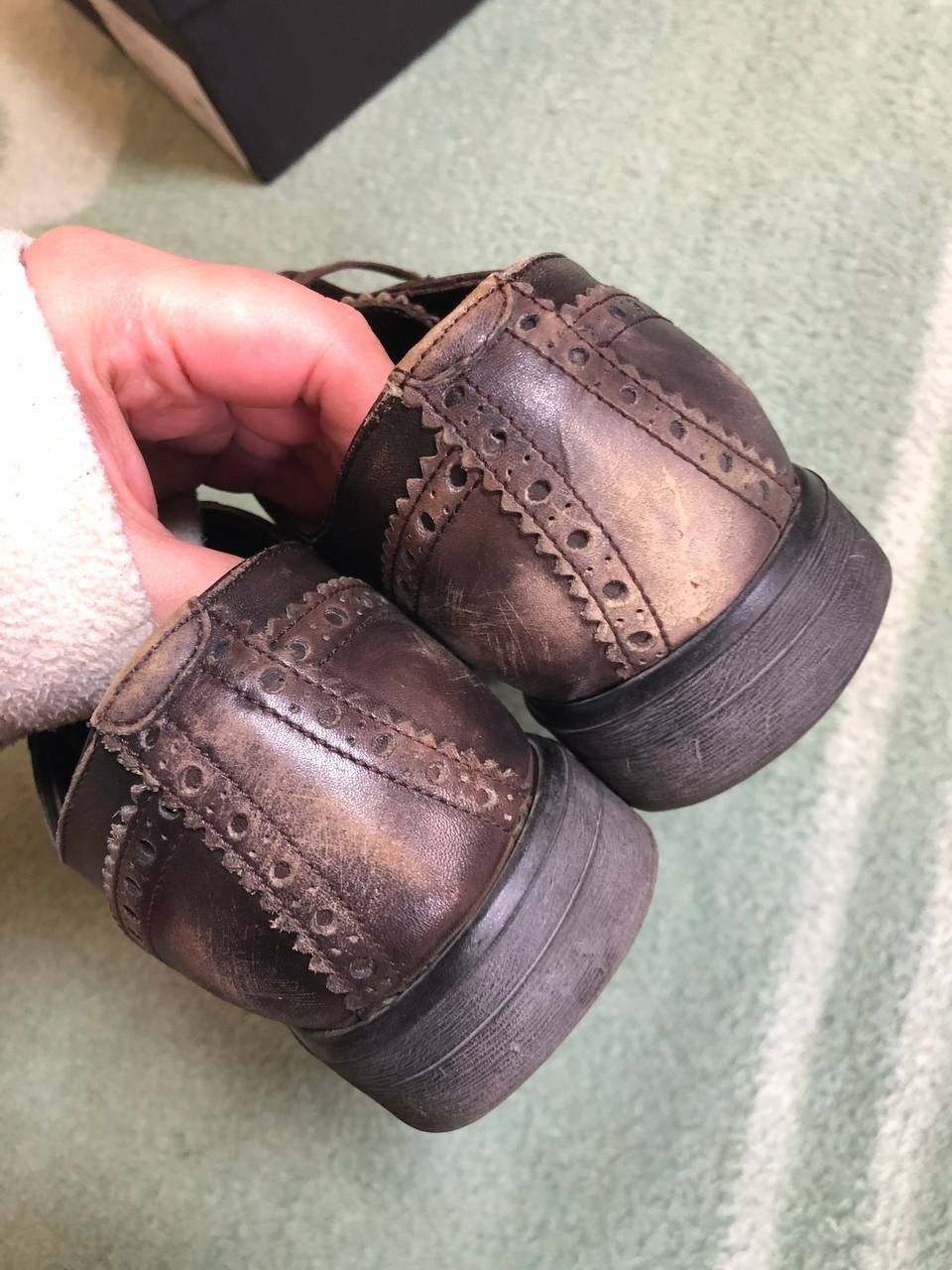 Dolce & Gabbana Vintage Dolce Gabbana Leather Oxford Shoes 5 Mens Size US 5 / EU 37 - 7 Thumbnail