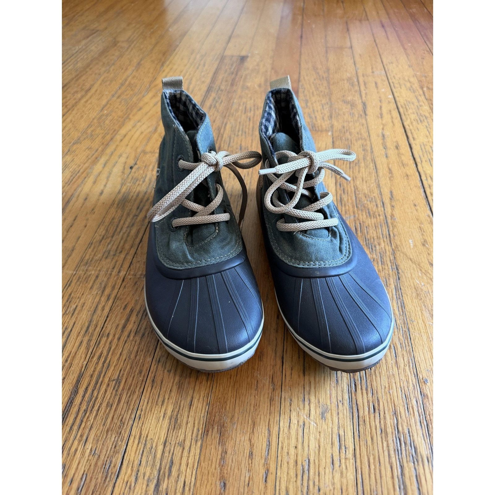 Sperry Sperry Boots Womens Size 8.5 Green Duck Ankle Rain Plaid Size US 6.5 / IT 36.5 - 2 Thumbnail