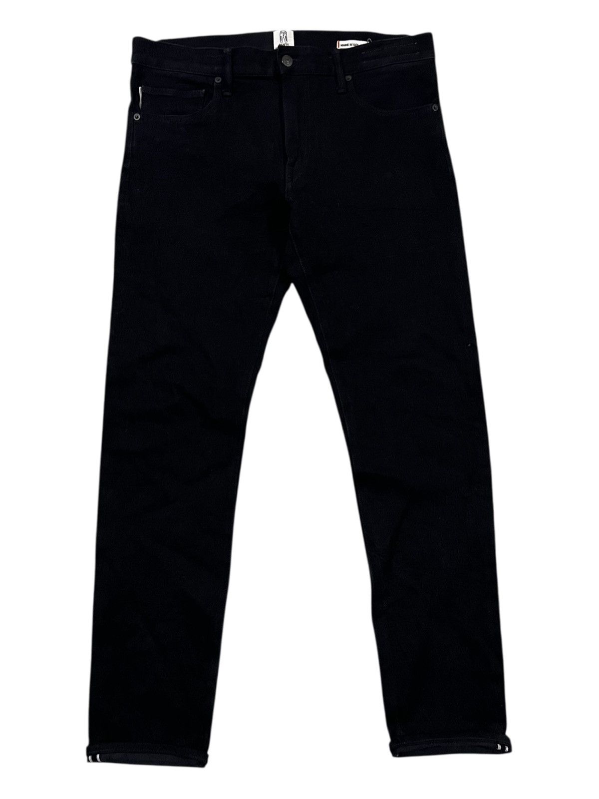 KATO Hiroshi Kato 14oz Selvaged Denim The Pen Slim Black Raw Jean Size US 34 / EU 50 - 4 Thumbnail