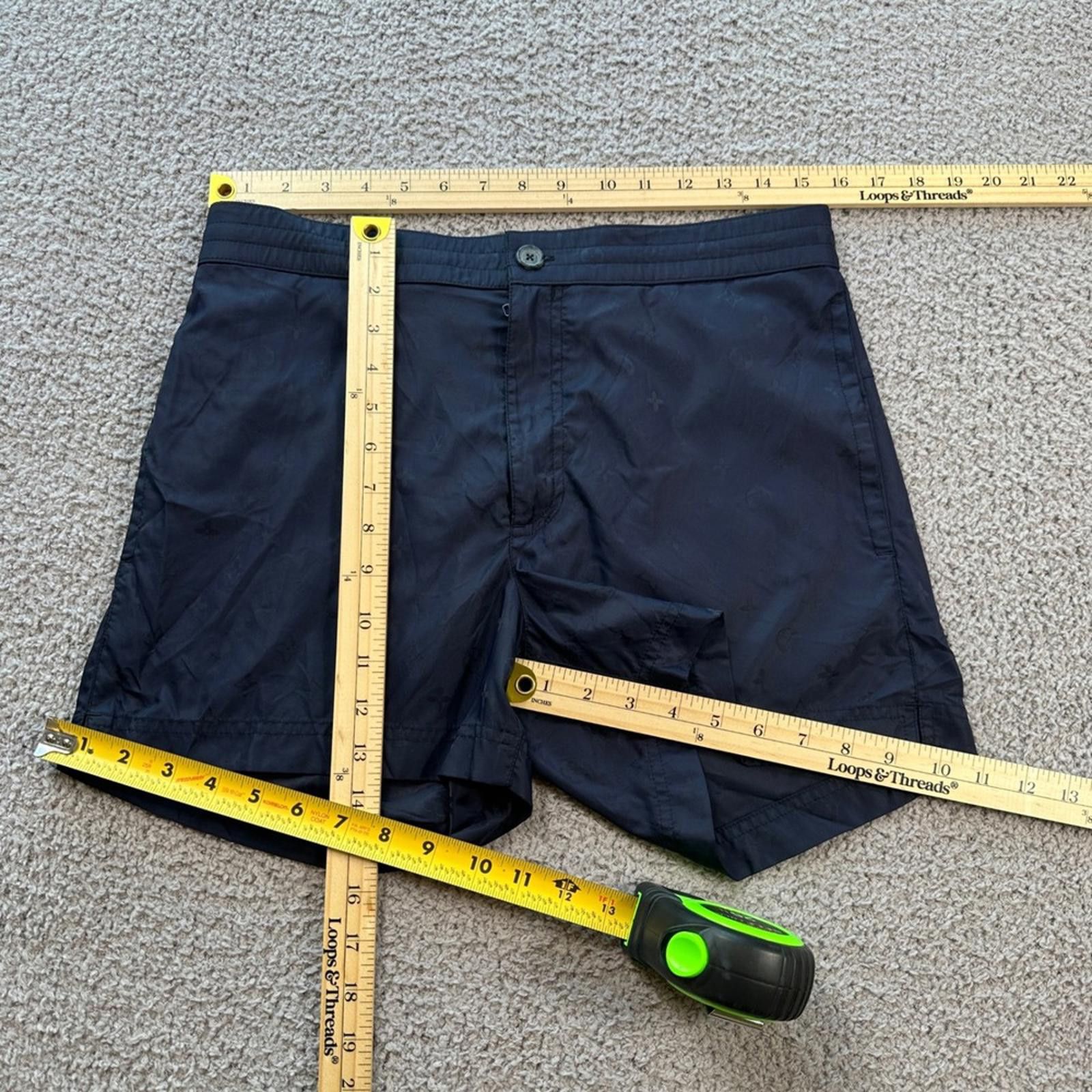 Louis Vuitton Louis Vuitton Monogram Swim Shorts Blue Men S Made in Italy Size US 30 / EU 46 - 11 Thumbnail