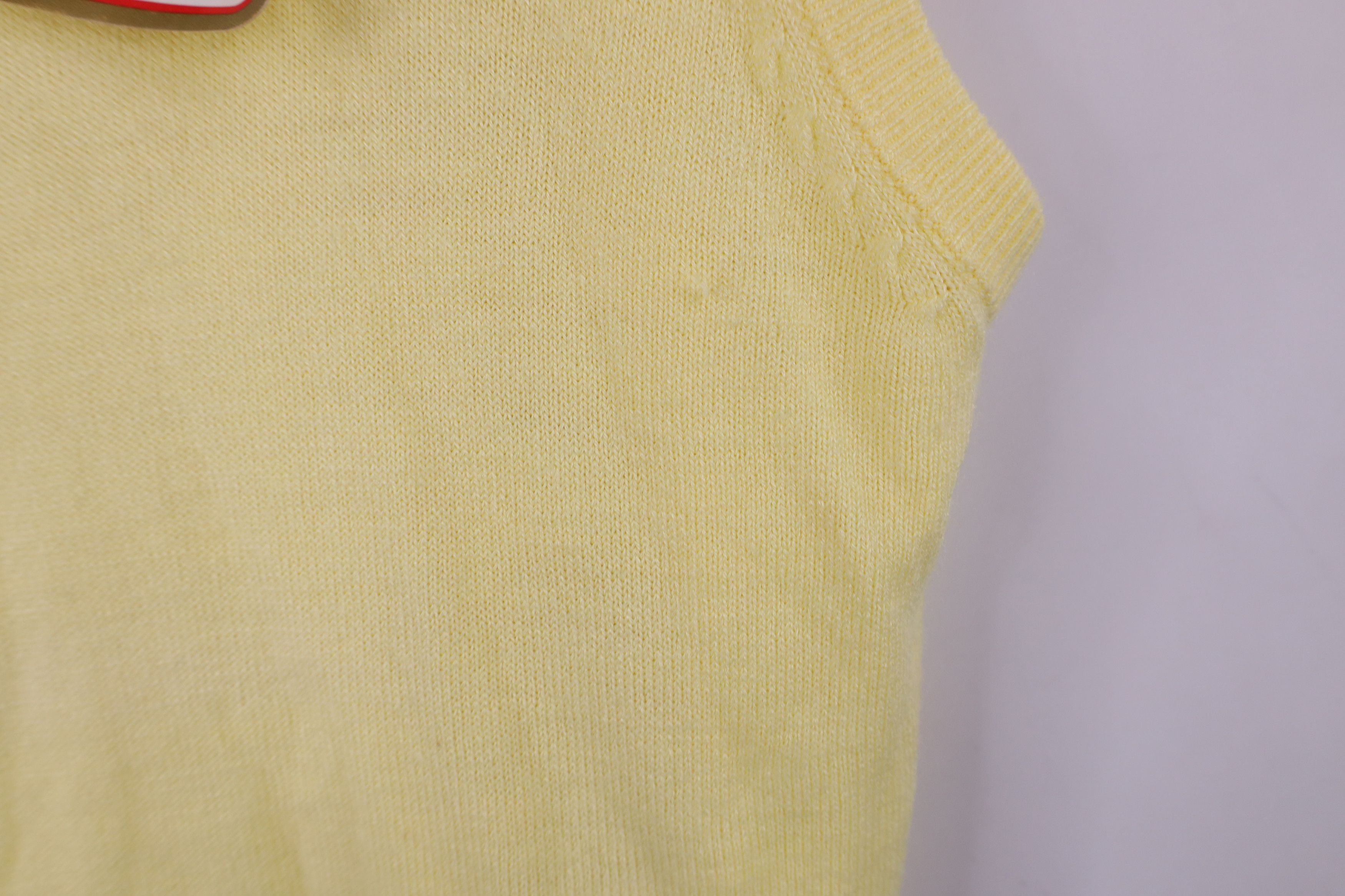 Vintage Deadstock Vintage 70s Streetwear Knit Sweater Vest Yellow Size L / US 10 / IT 46 - 6 Thumbnail