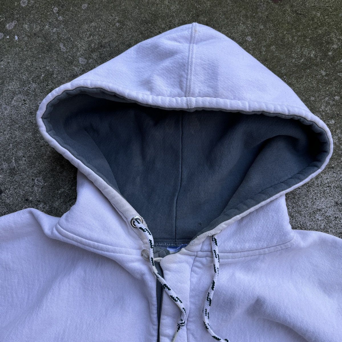 Vintage 90s Thrashed Faded Distressed Hoodie ERD Grunge Chrome Size US XL / EU 56 / 4 - 4 Thumbnail