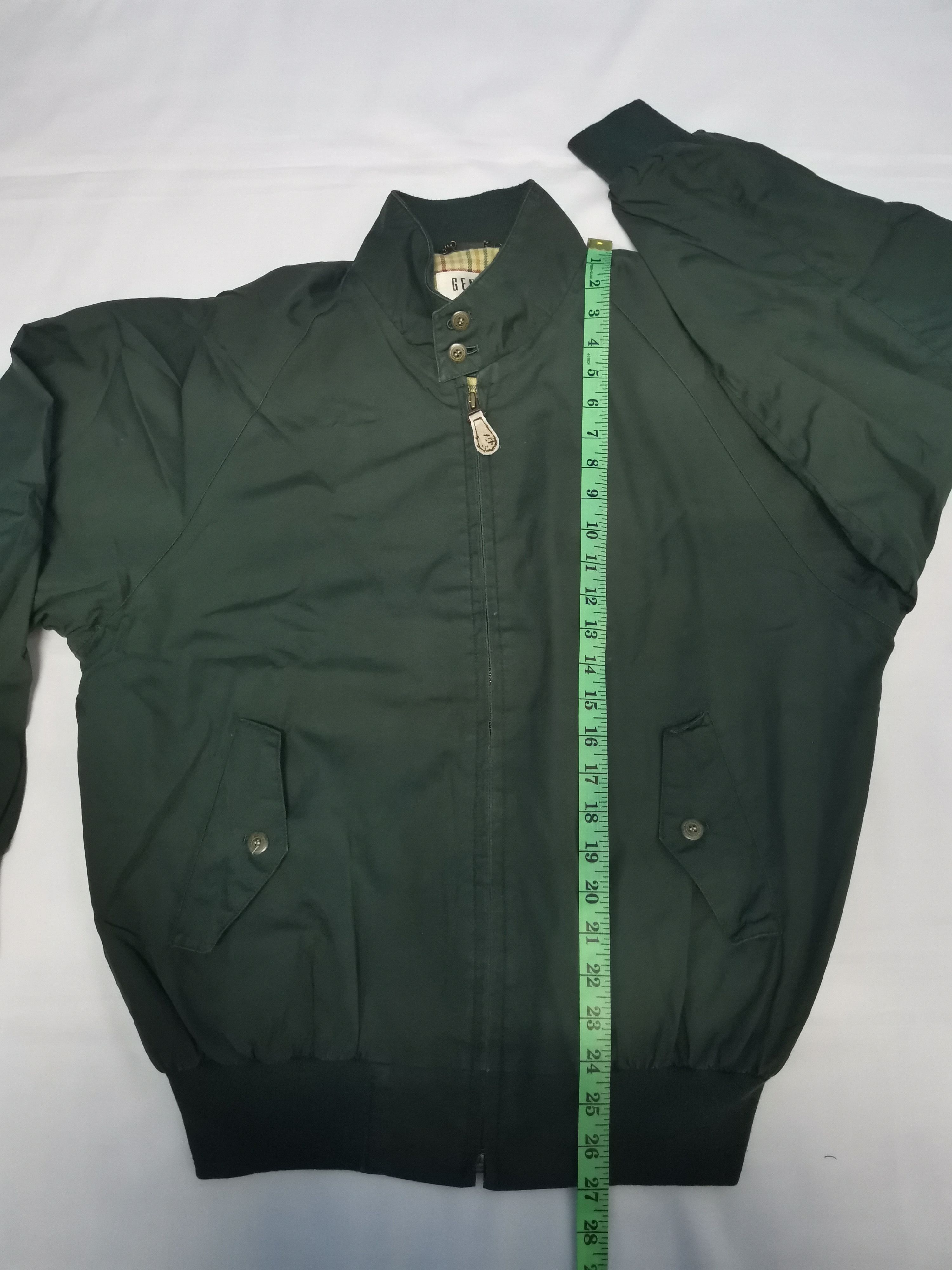 Gents Gent's Bomber Jacket Japan Designer Army Green Vintage Size US L / EU 52-54 / 3 - 8 Thumbnail