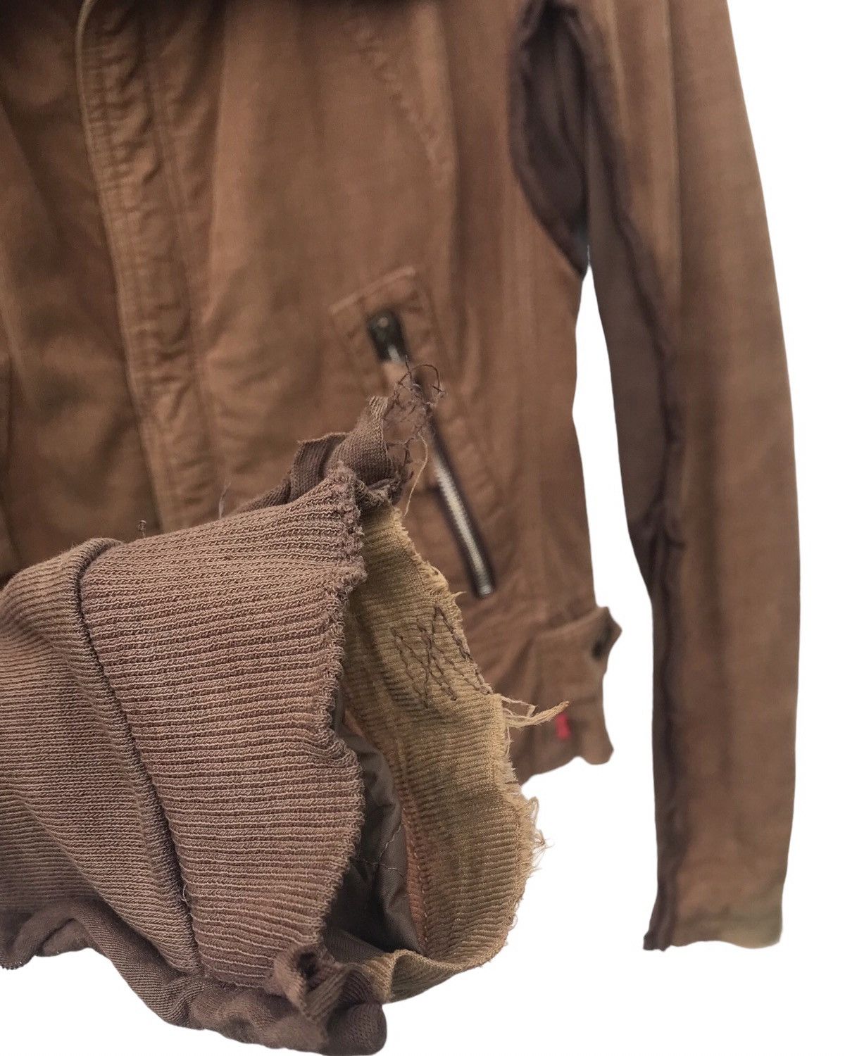 Japanese Brand Jungle Cat Distressed Corduroy Women Jacket ( 16”X22” ) Size S / US 4 / IT 40 - 10 Thumbnail