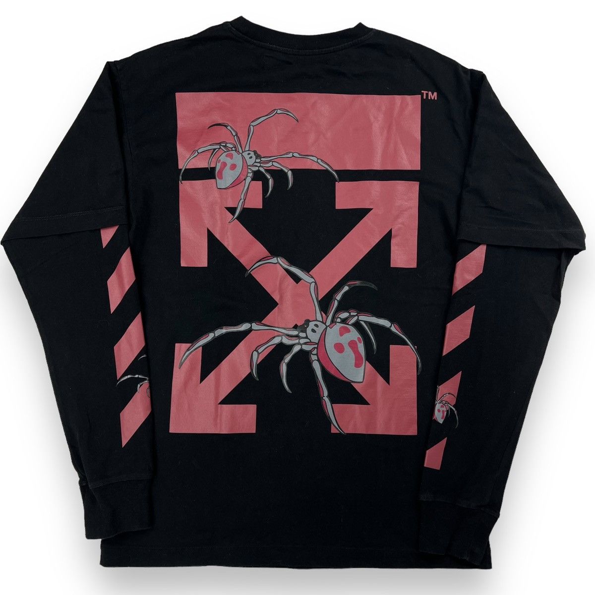 Off-White Off-White Arachno Arrows Layered Long Sleeve T Shirt Size US M / EU 48-50 / 2 - 3 Thumbnail
